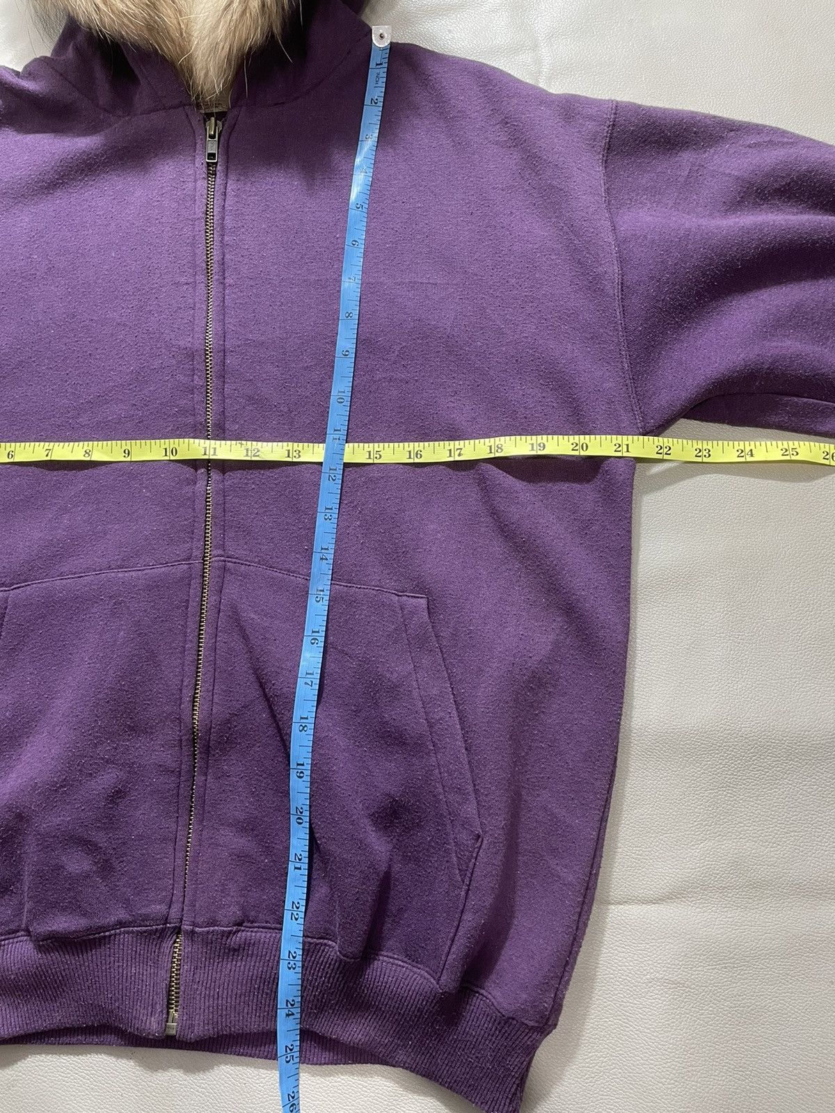 Japanese Brand Japanese distressed faux fur zip hoodie Size US M / EU 48-50 / 2 - 7 Thumbnail