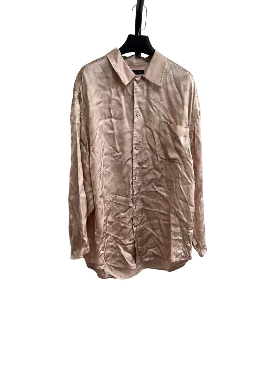 Balenciaga Balenciaga All-Over Logo Jacquard Shirt Size 36 Size XS / US 0-2 / IT 36-38 - 1 Thumbnail