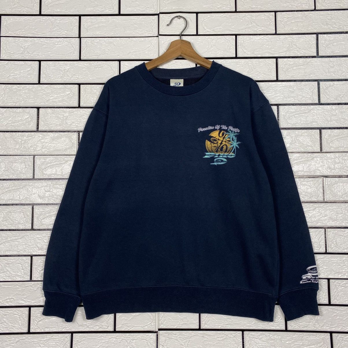 Japanese Brand Vintage Sweatshirt Hawaii Piko Big Logo Size US M / EU 48-50 / 2 - 2 Thumbnail