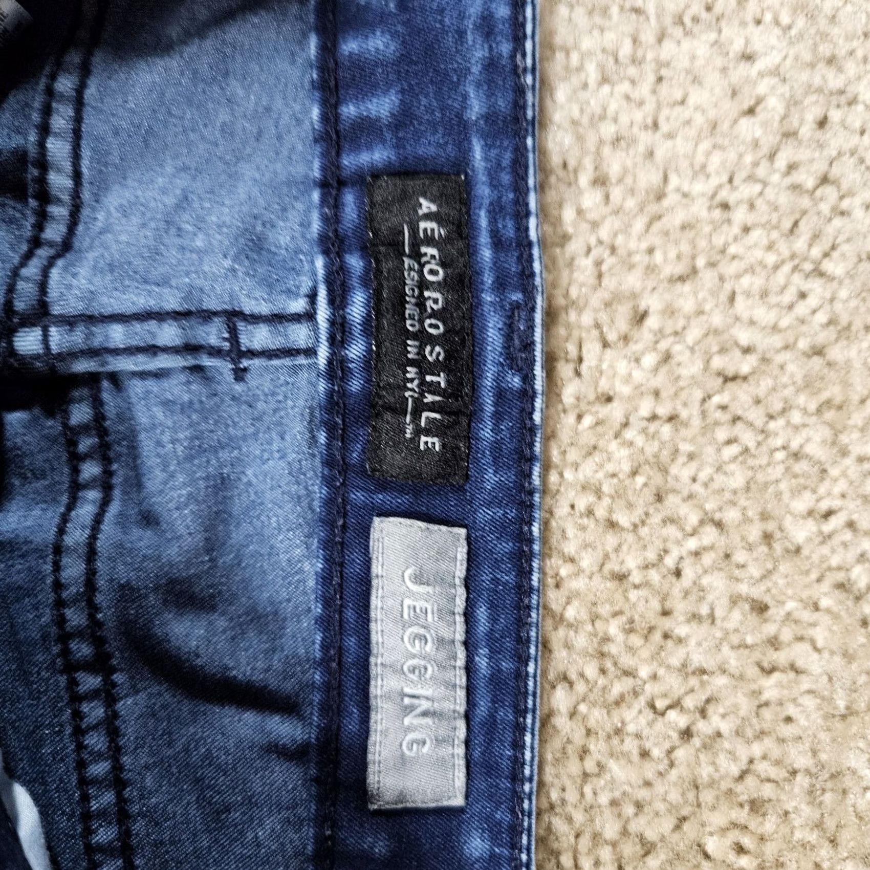 Aeropostale Aeropostale Jegging Jeans Dark Wash Distressed Women Size 6 Size 28" / US 6 / IT 42 - 5 Thumbnail