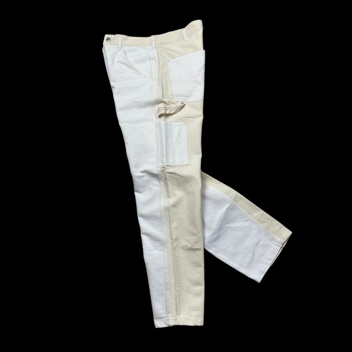 Stan Ray Stan Ray x Paul Smith Painter Pants - Cream/White Colorblock Size US 32 / EU 48 - 12 Thumbnail