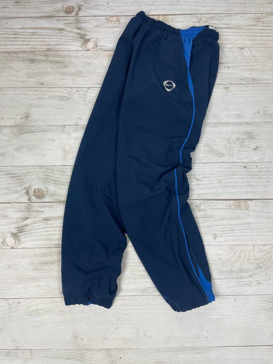 Nike Vintage Nike Pants Striped Track 00s Swoosh Y2K Size US 32 / EU 48 - 1 Thumbnail