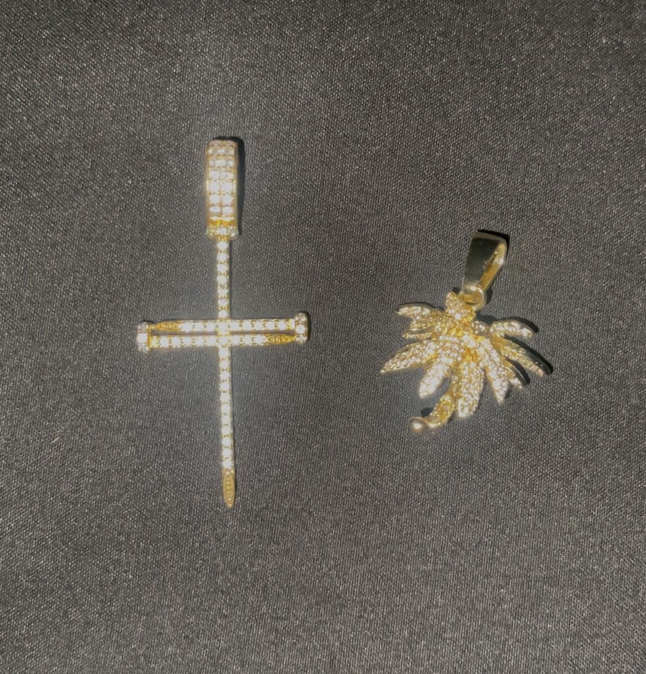 Other NEEDLE CROSS & PALM TREE PENDANT Size ONE SIZE - 4 Thumbnail