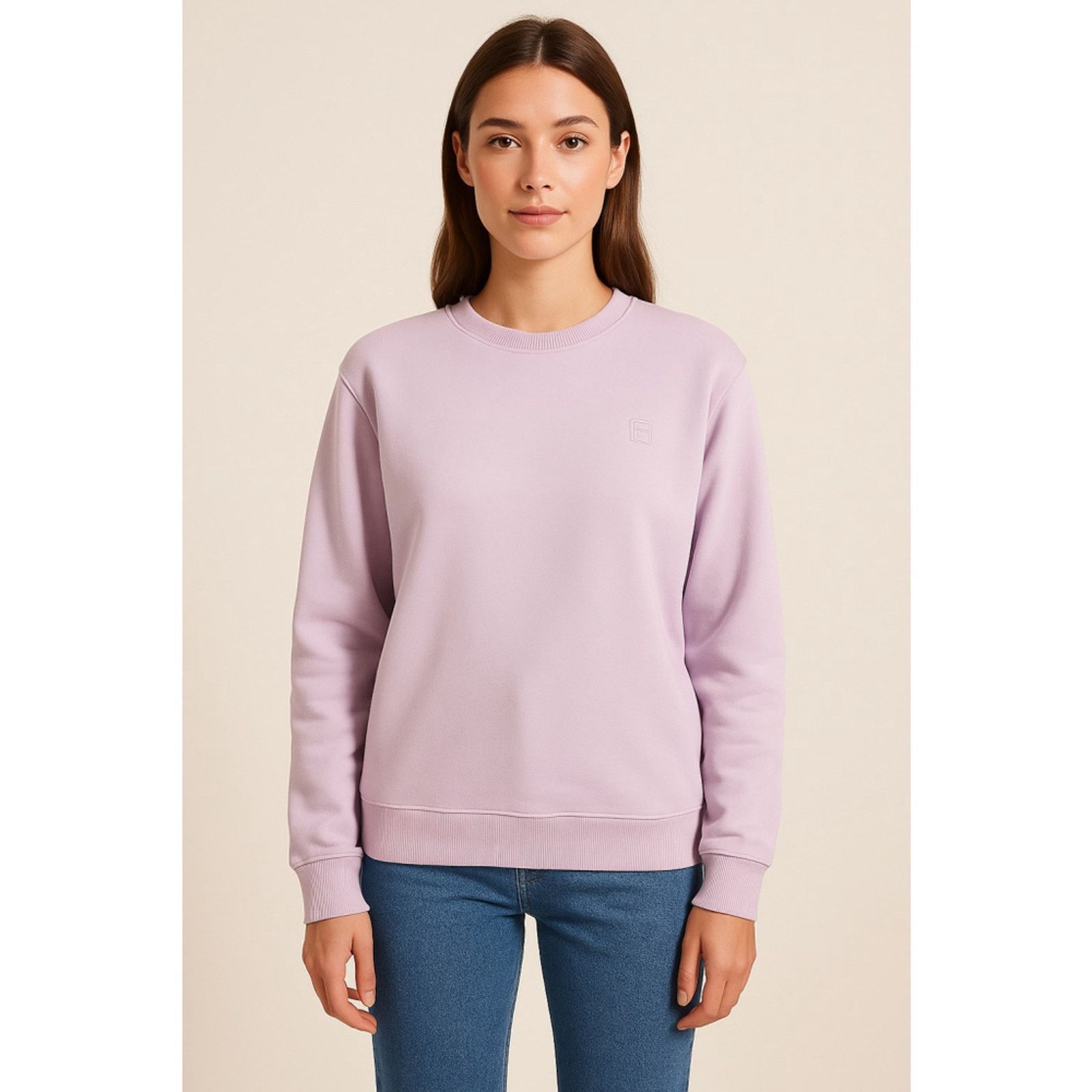 Fila Fila Lavender Crewneck Sweatshirt M Soft Cotton Blend Size M / US 6-8 / IT 42-44 - 1 Thumbnail