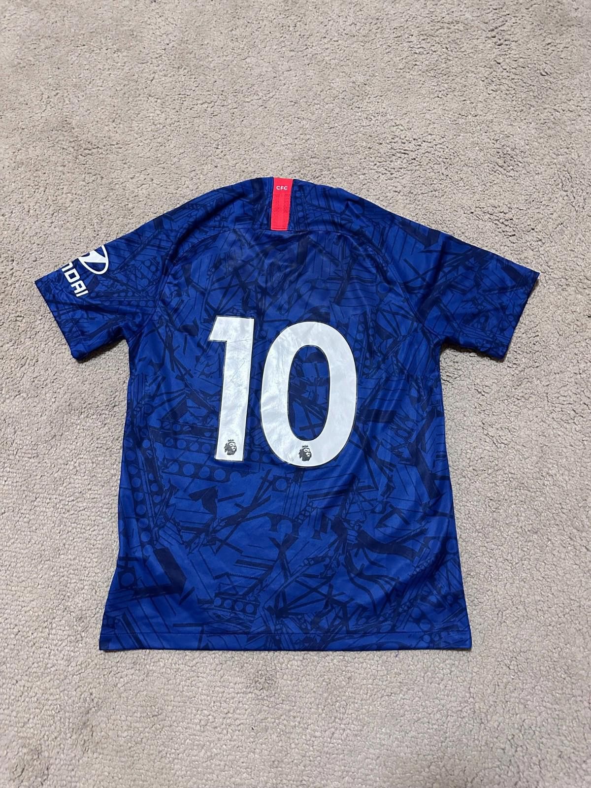 Nike Nike CHELSEA 2019 2020 Home Football Shirt Soccer Jersey #10 Size US M / EU 48-50 / 2 - 8 Thumbnail