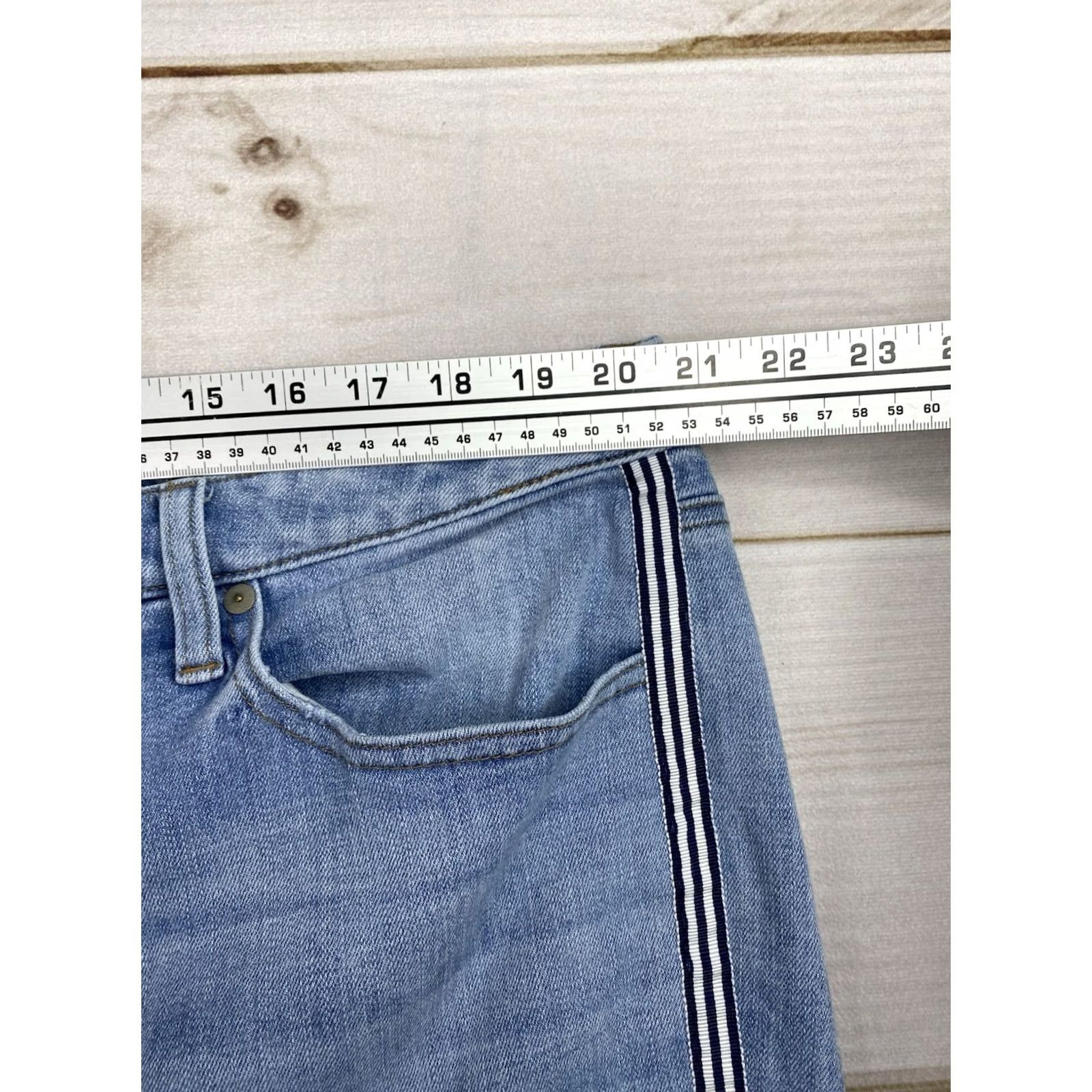 Talbots Talbots Jeans Womens 20W Blue Modern Ankle Jean High Waist Straight Light Wash Size 42" / US 20 - 5 Thumbnail
