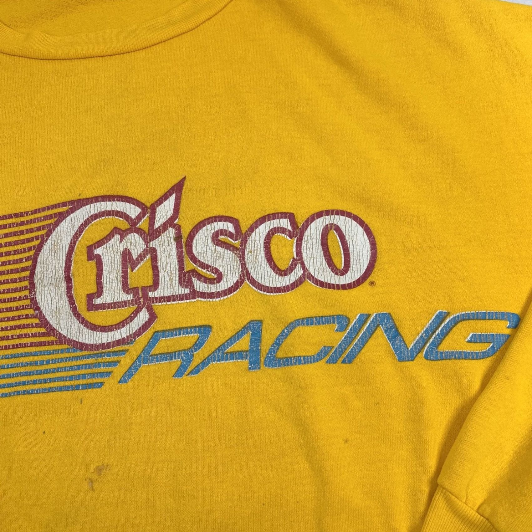 Vintage VINTAGE Crisco Racing Pullover Sweatshirt Men L Yellow Crewneck Mens Size US L / EU 52-54 / 3 - 2 Thumbnail