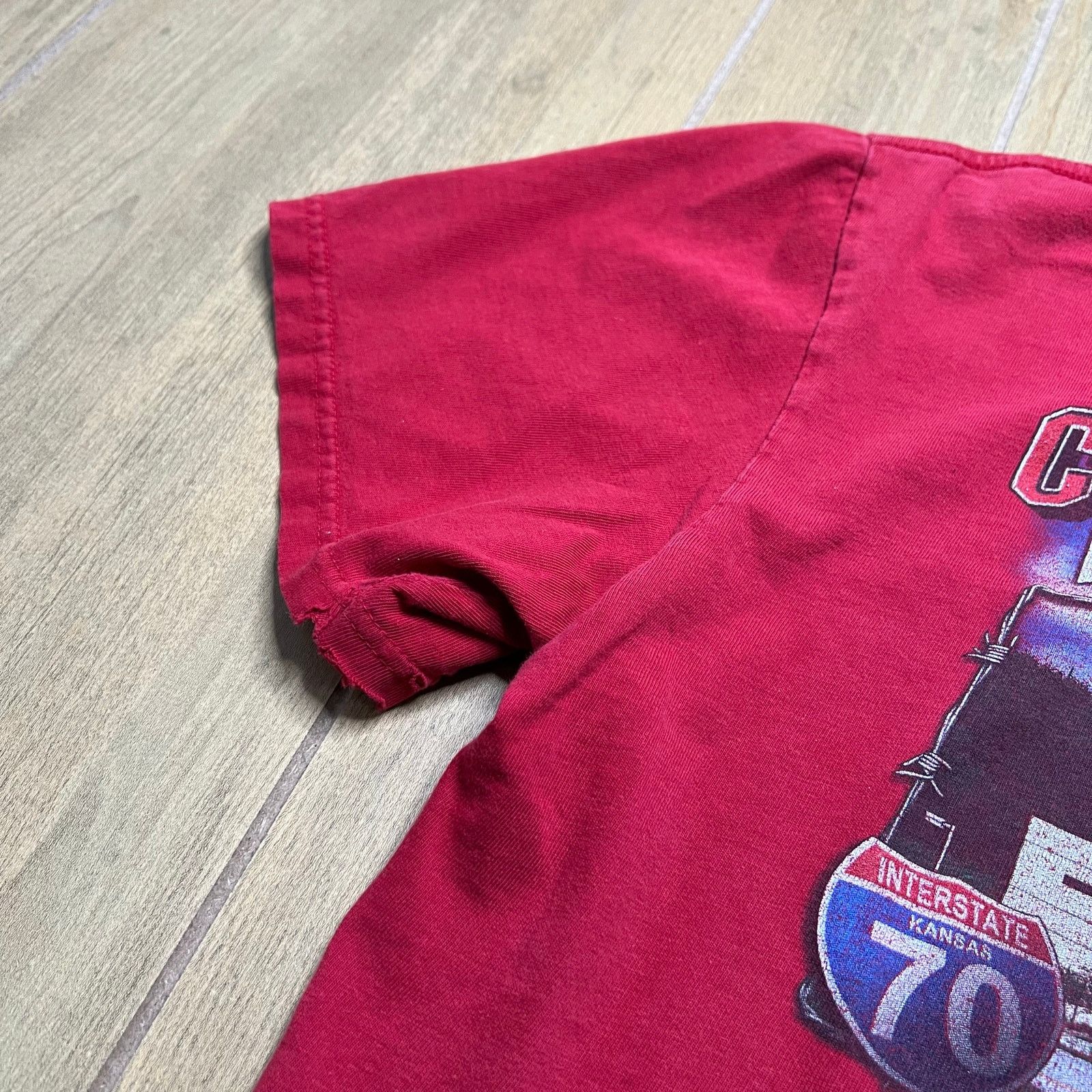 Harley Davidson Vintage Harley-Davidson red t-shirt Sz M/L City Cycle Sales Size US L / EU 52-54 / 3 - 10 Thumbnail