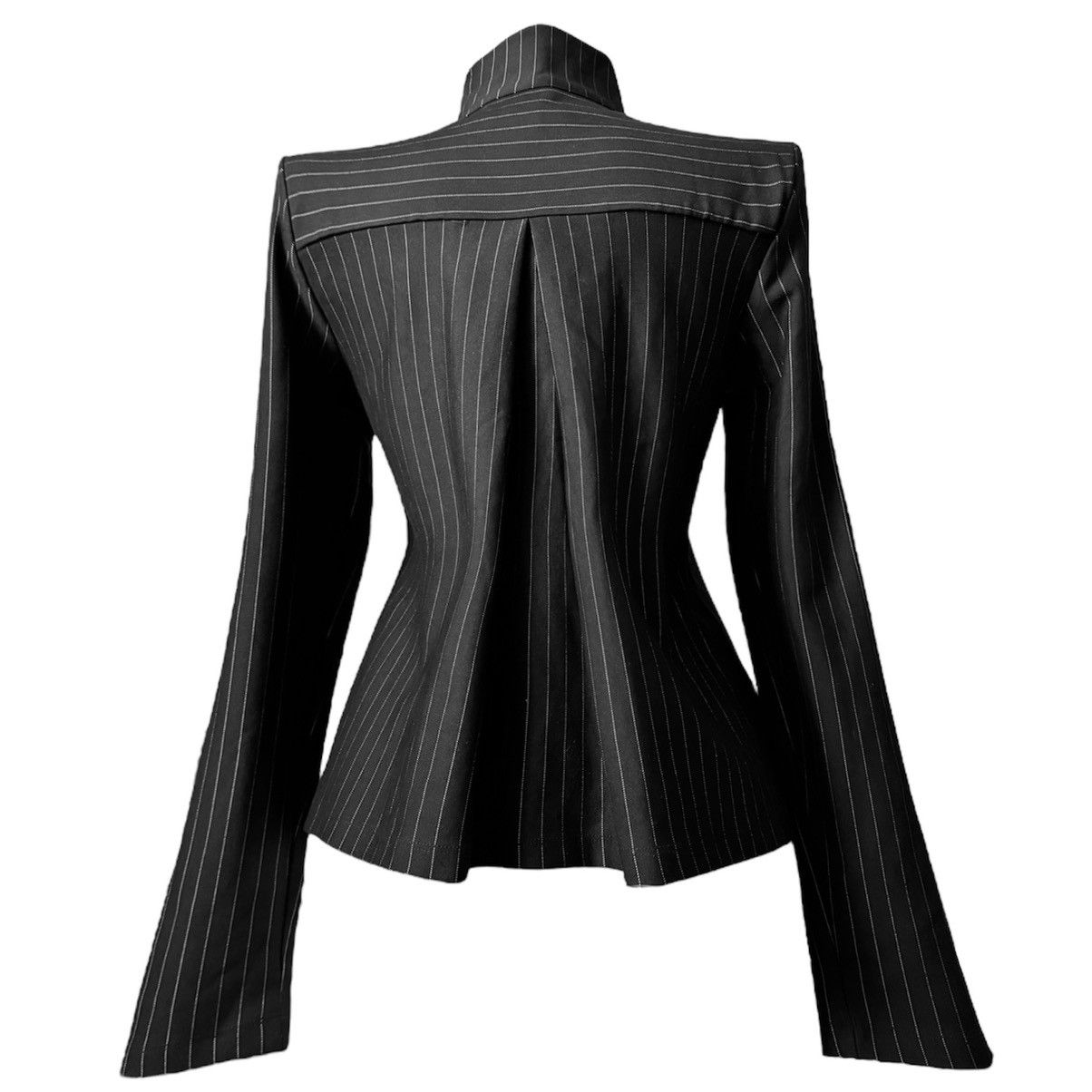 Vintage So unique long neck Avant - Garde draped jacket Size M / US 6-8 / IT 42-44 - 2 Thumbnail