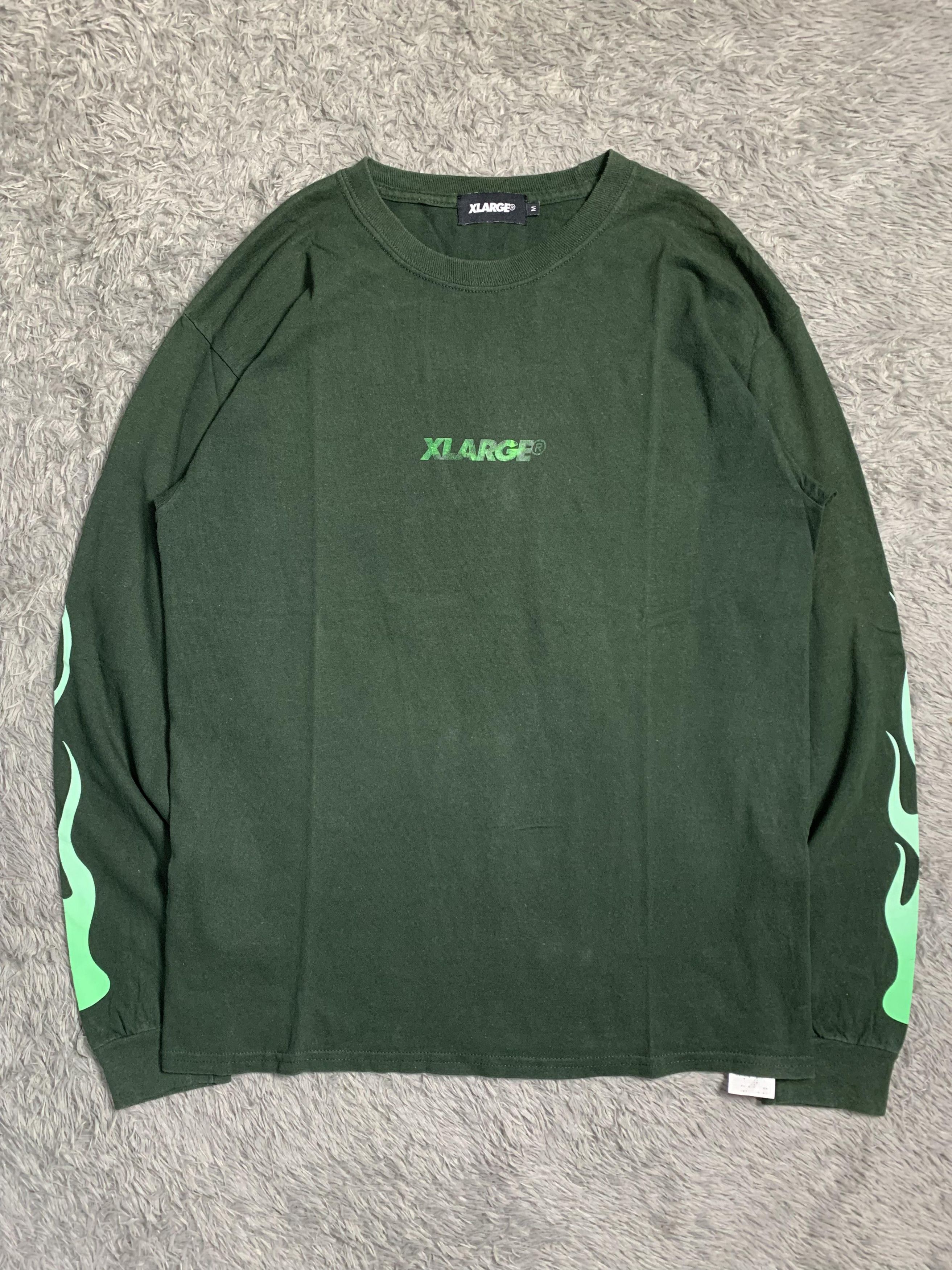 X-LARGE Vintage Flames Long Sleeve XLarge Street Wear Japan Market Size US M / EU 48-50 / 2 - 2 Thumbnail