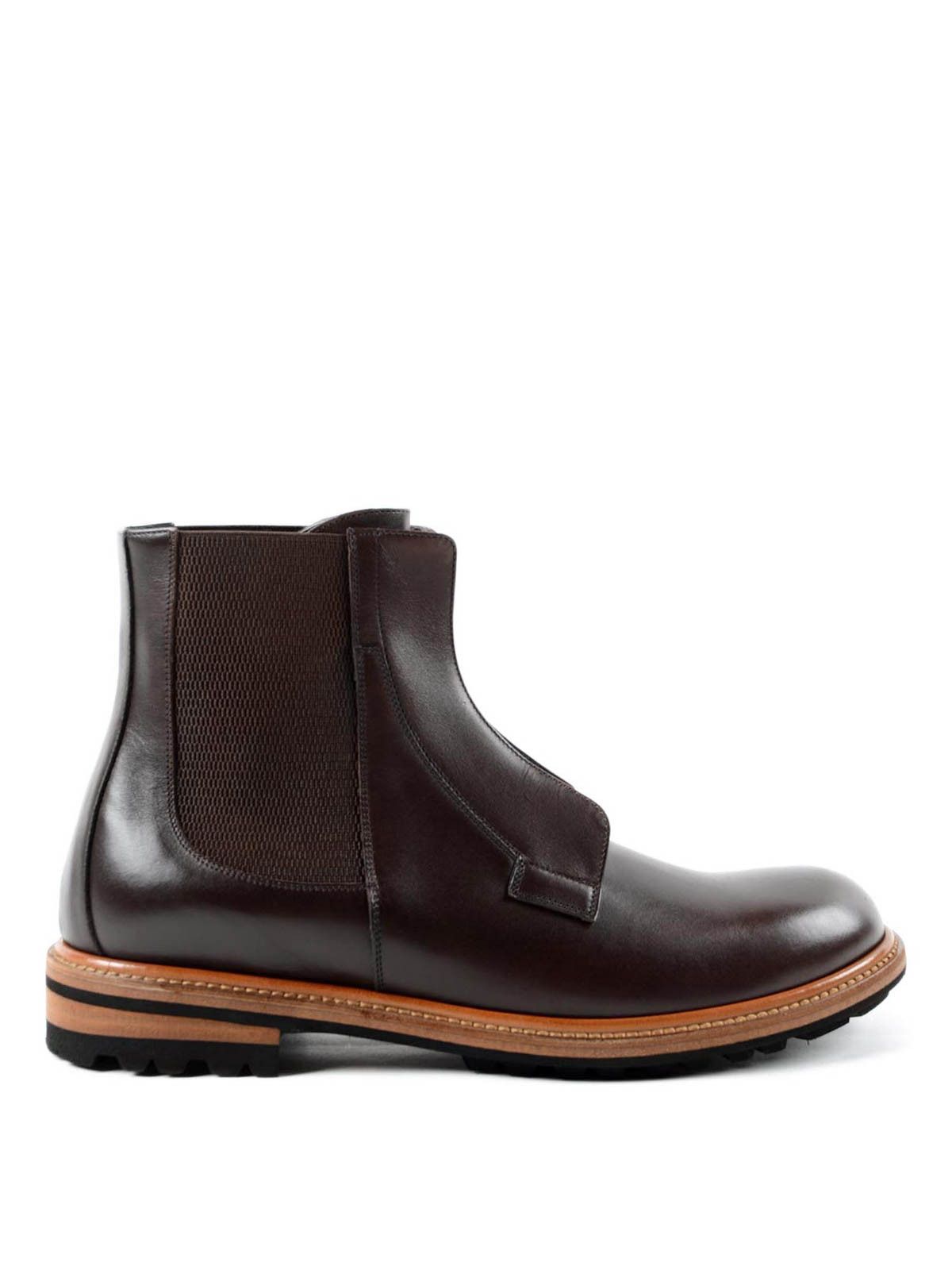 Dolce & Gabbana o1y0125 Ankle Boots in Dark Brown Size US 7.5 / EU 40-41 - 1 Thumbnail
