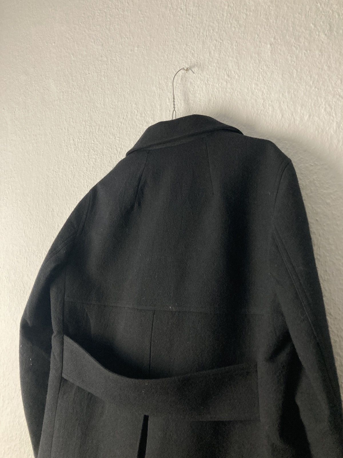 Rick Owens FW 16 "MASTODON" Double-Breasted JMF Wool Peacoat Rick Owens Size US M / EU 48-50 / 2 - 11 Thumbnail