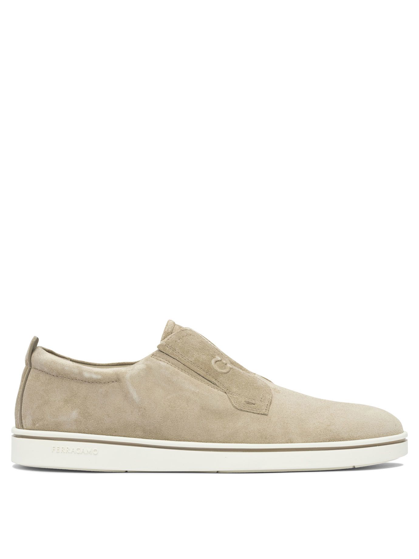 Salvatore Ferragamo Suede Slip-Ons Size US 7 / EU 40 - 1 Thumbnail