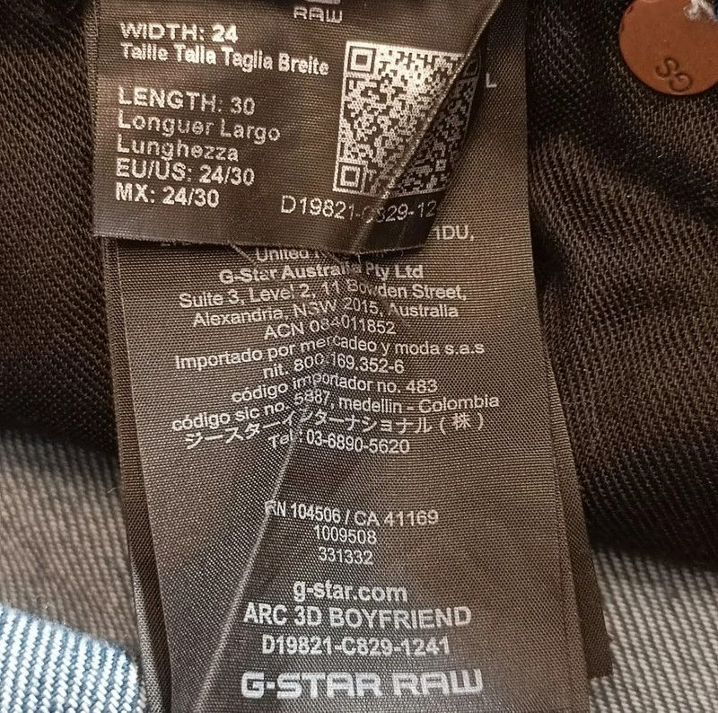 G-Star G-Star Raw arc 3D boyfriend 24/30 damskie jeansy Size 24" / US 00 / IT 34 - 7 Thumbnail