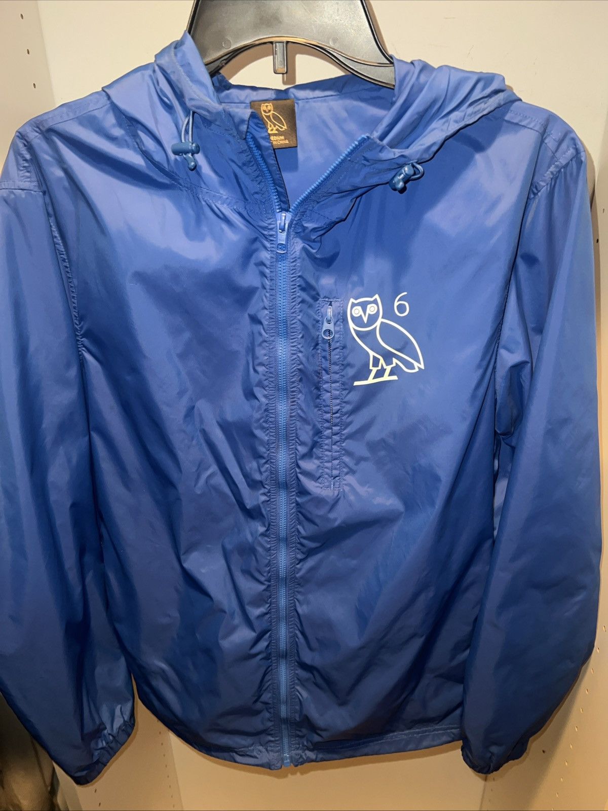 October's Very Own Mens OVO Blue windbreaker Size Medium Size US M / EU 48-50 / 2 - 2 Thumbnail