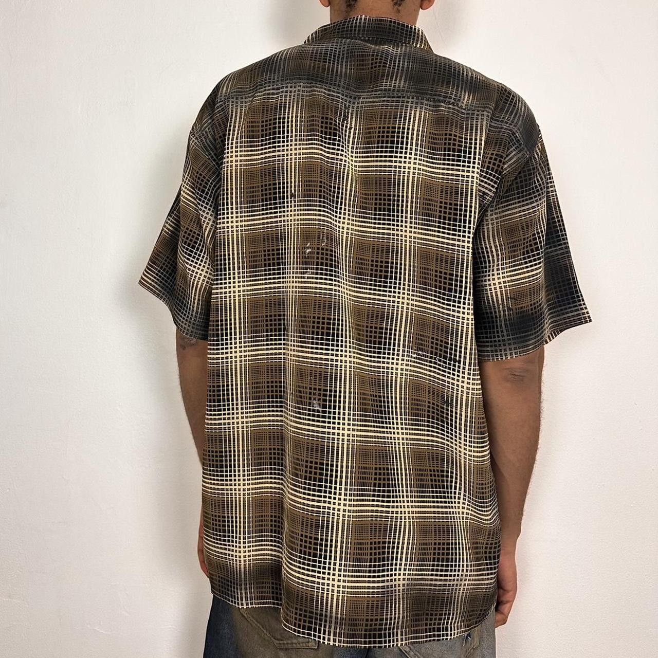 Vintage ASTROBOI* 'Dries' Plaid Short Sleeve Button Up Shirt - XL Size US XL / EU 56 / 4 - 4 Thumbnail