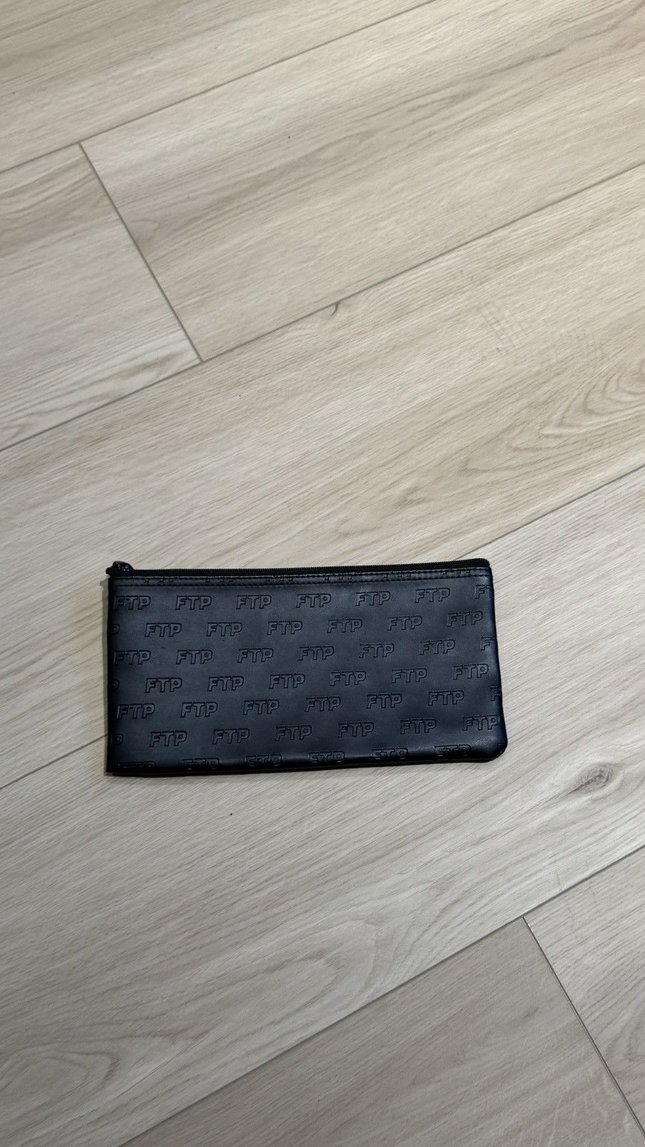 Fuck The Population Fuck The Population leather embossed money bag Size ONE SIZE - 11 Thumbnail