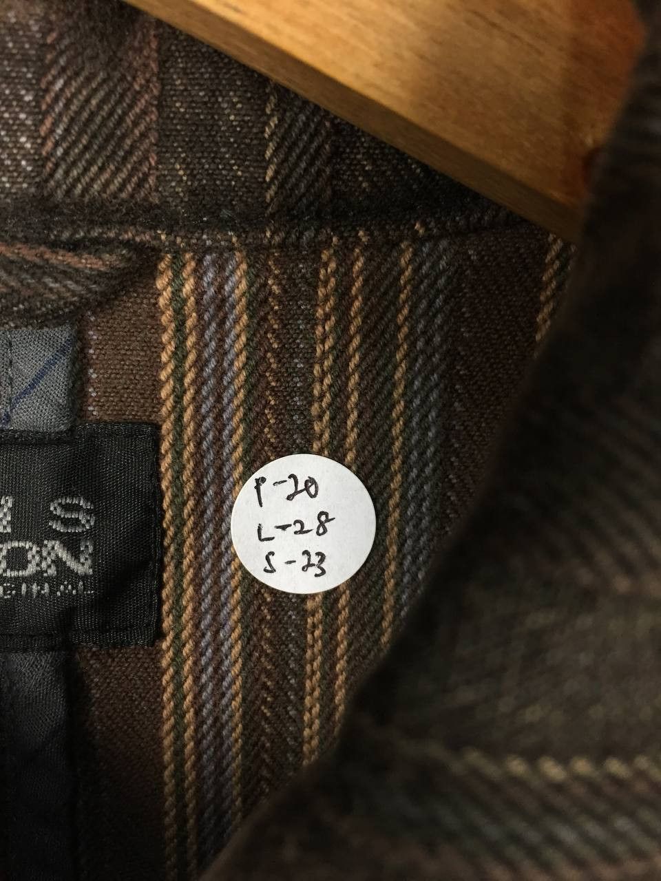 Japanese Brand Vtg Louis Chavlon Brown Hickory Stripe Chore Jacket Size US M / EU 48-50 / 2 - 12 Thumbnail