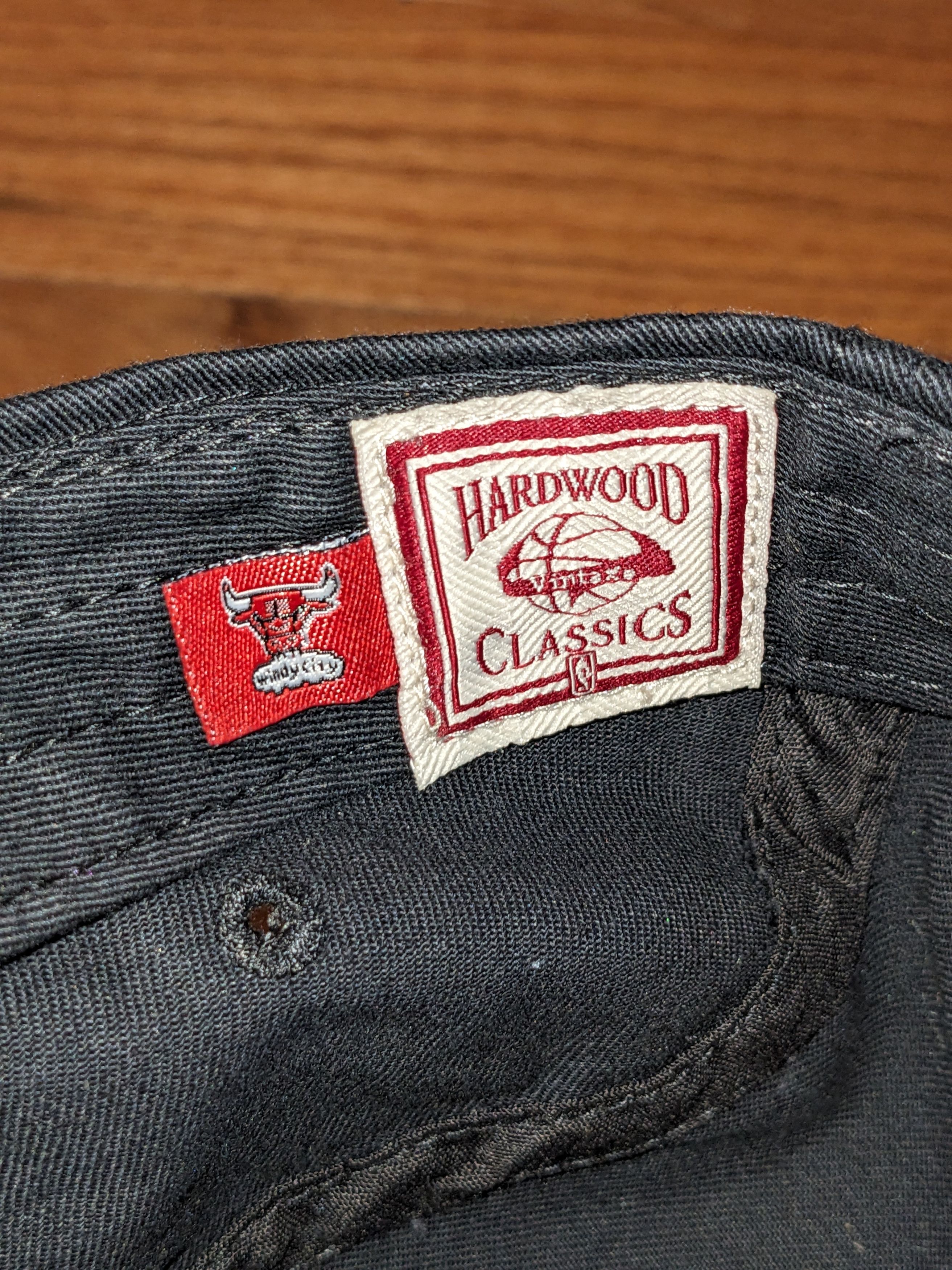 NBA × Vintage Chicago Bulls NBA Retro Hardwood Classic Black Hat Size ONE SIZE - 8 Thumbnail