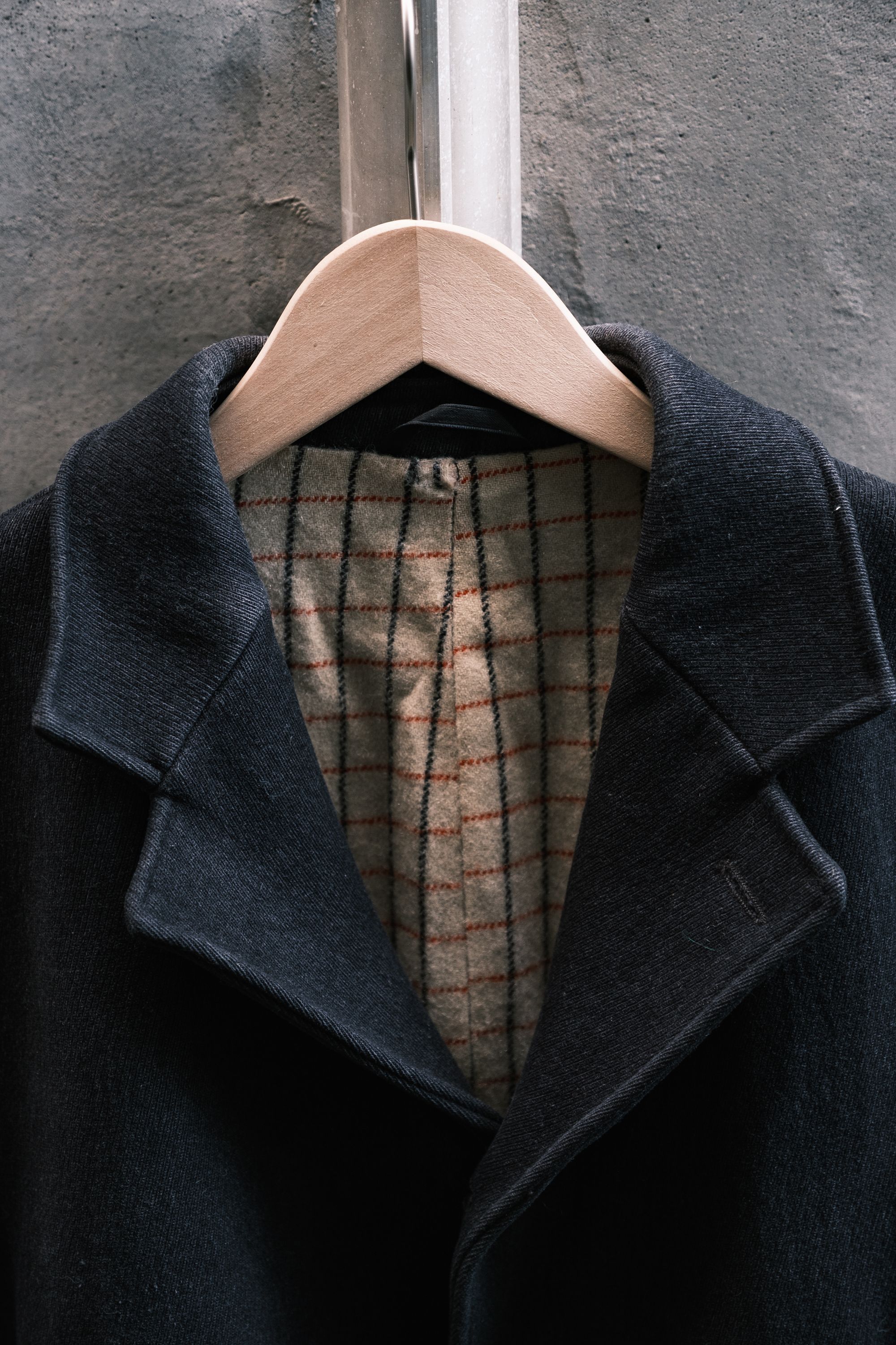 Vintage Vintage Caldene Gents Black Sack Coat Pure New Wool Size 48R - 2 Thumbnail