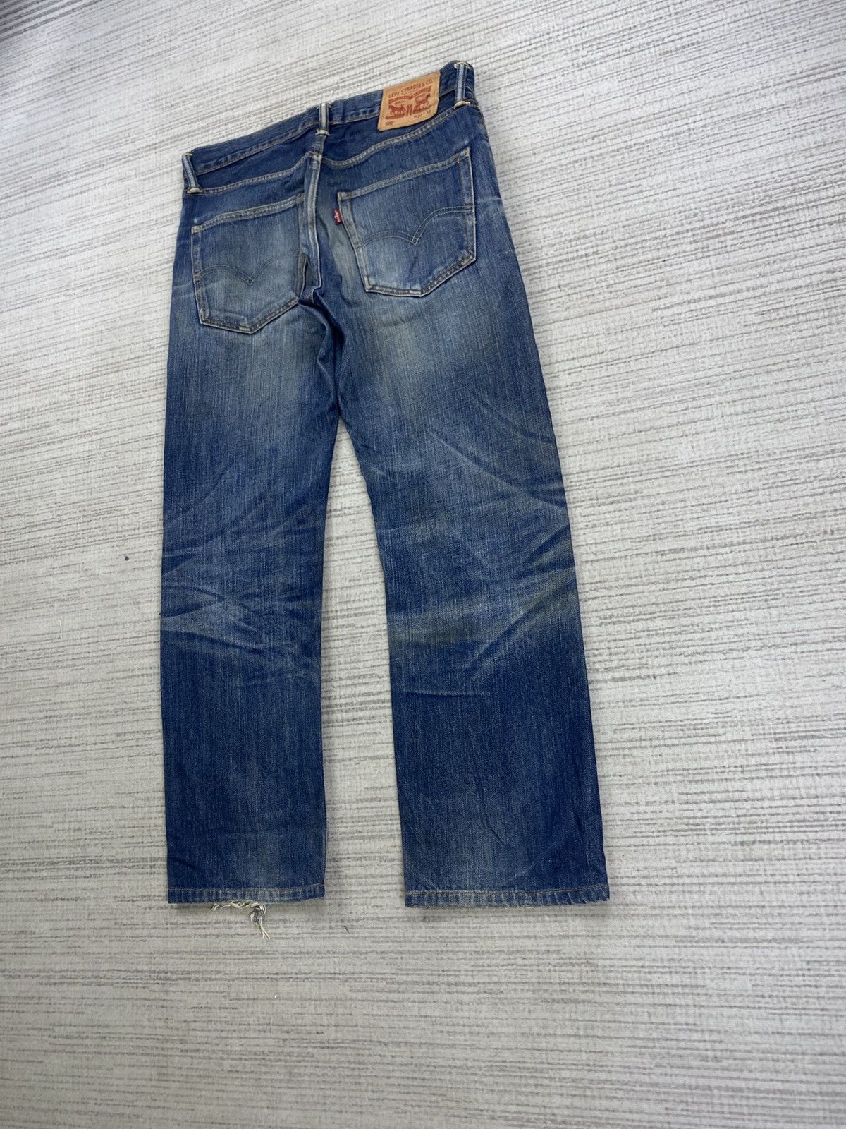 Levi's Vintage Levi’s 502 Distressed Denim Jeans Size US 33 - 6 Thumbnail