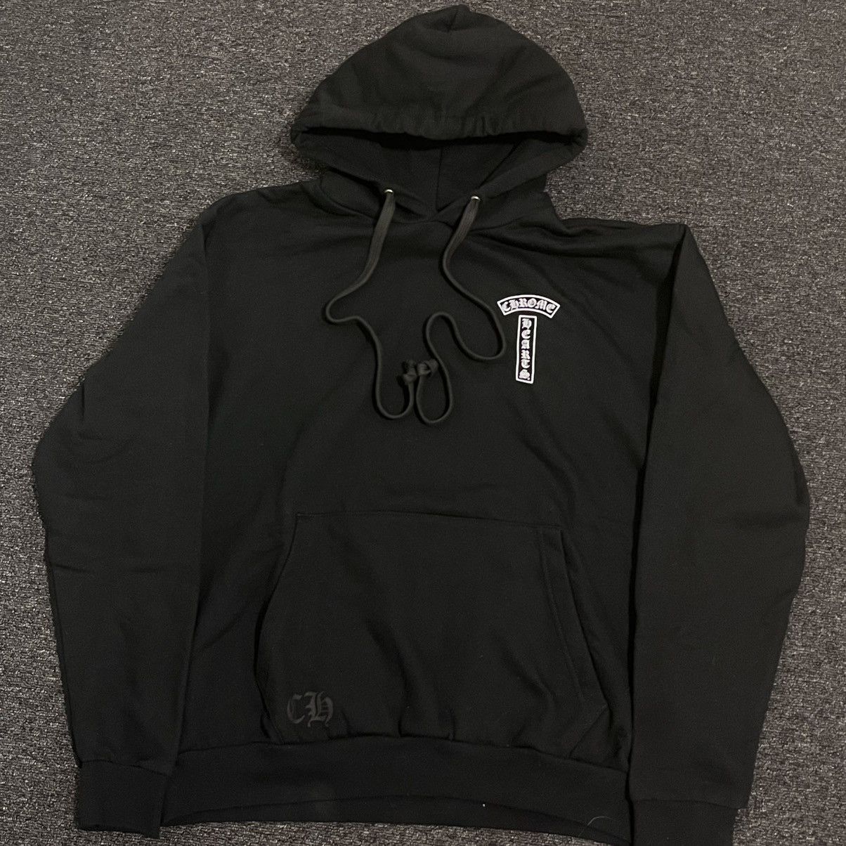 Chrome Hearts Chrome Hearts T Bar Logo Hoodie | Grailed