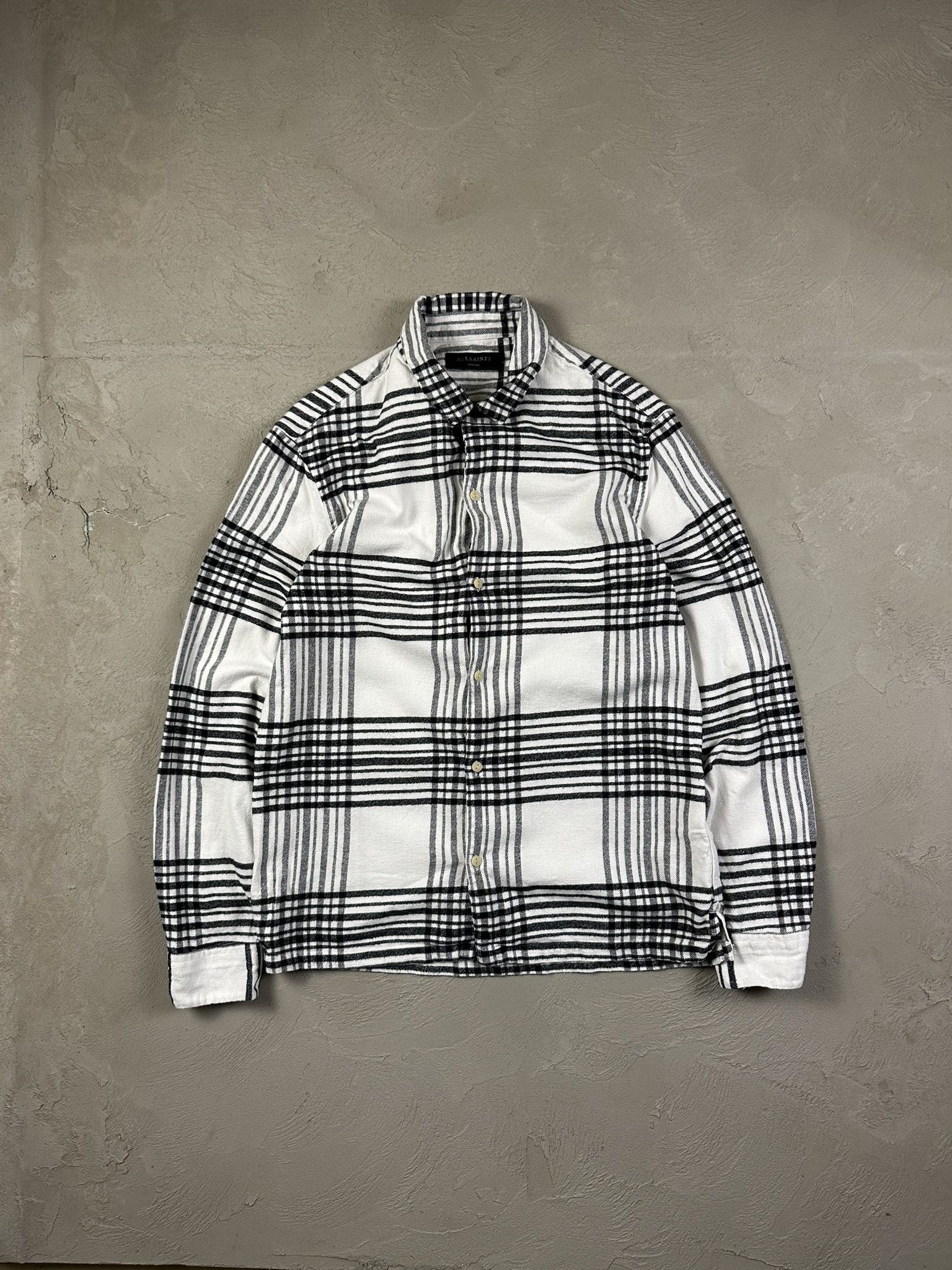 Allsaints Allsaints Checked Flannel Button Up Shirt Size US M / EU 48-50 / 2 - 1 Thumbnail