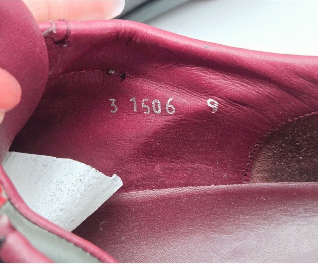 Prada Prada 3-1506 Gray Burgundy Sneakers Sz 9 fits 10 Italy Size US 8 / IT 38 - 14 Thumbnail