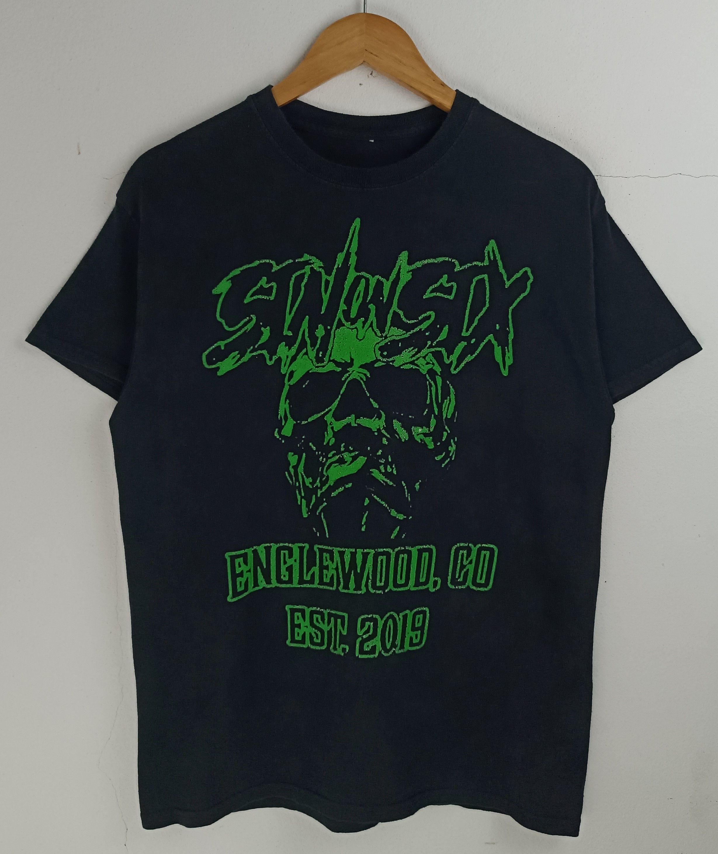 Band Tees VINTAGE SIN ON SIX BAND ENGLEWOOD TEE METAL ROCK BAND Size US M / EU 48-50 / 2 - 3 Thumbnail
