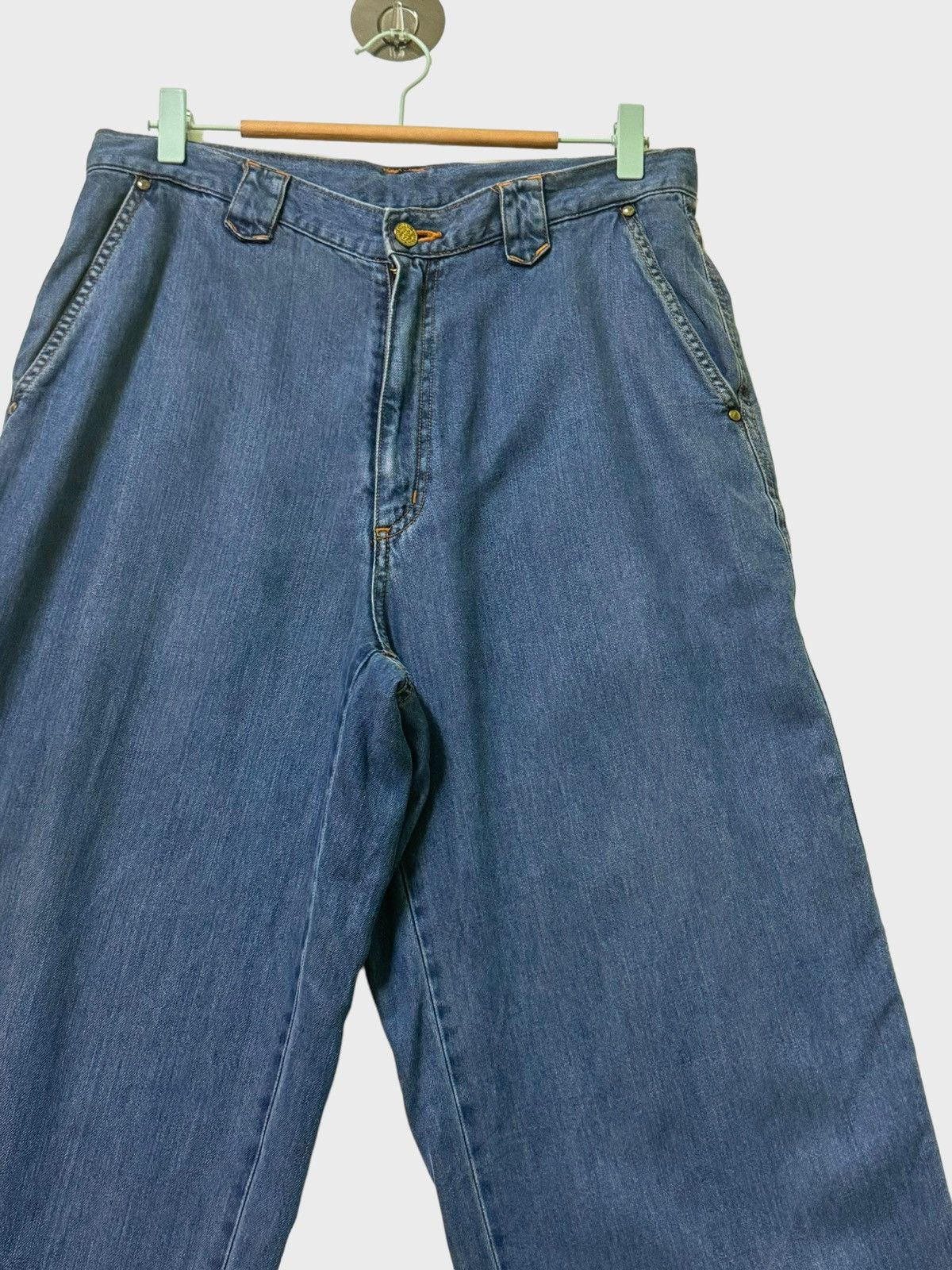 JNCO Farnese Baggy Squeaked Rat Embroidered Jnco Hiphop Baggy Size US 30 / EU 46 - 5 Thumbnail