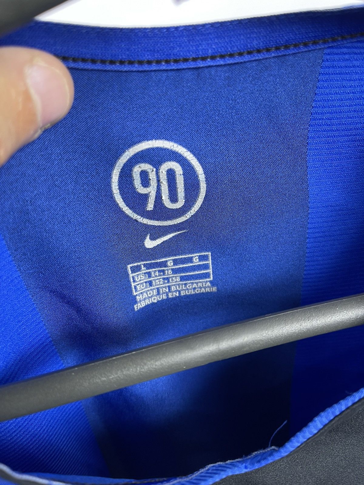 Nike × Vintage Nike Inter Milan Home Jersey Pirelli Football Size 14-16 Size US S / EU 44-46 / 1 - 4 Thumbnail