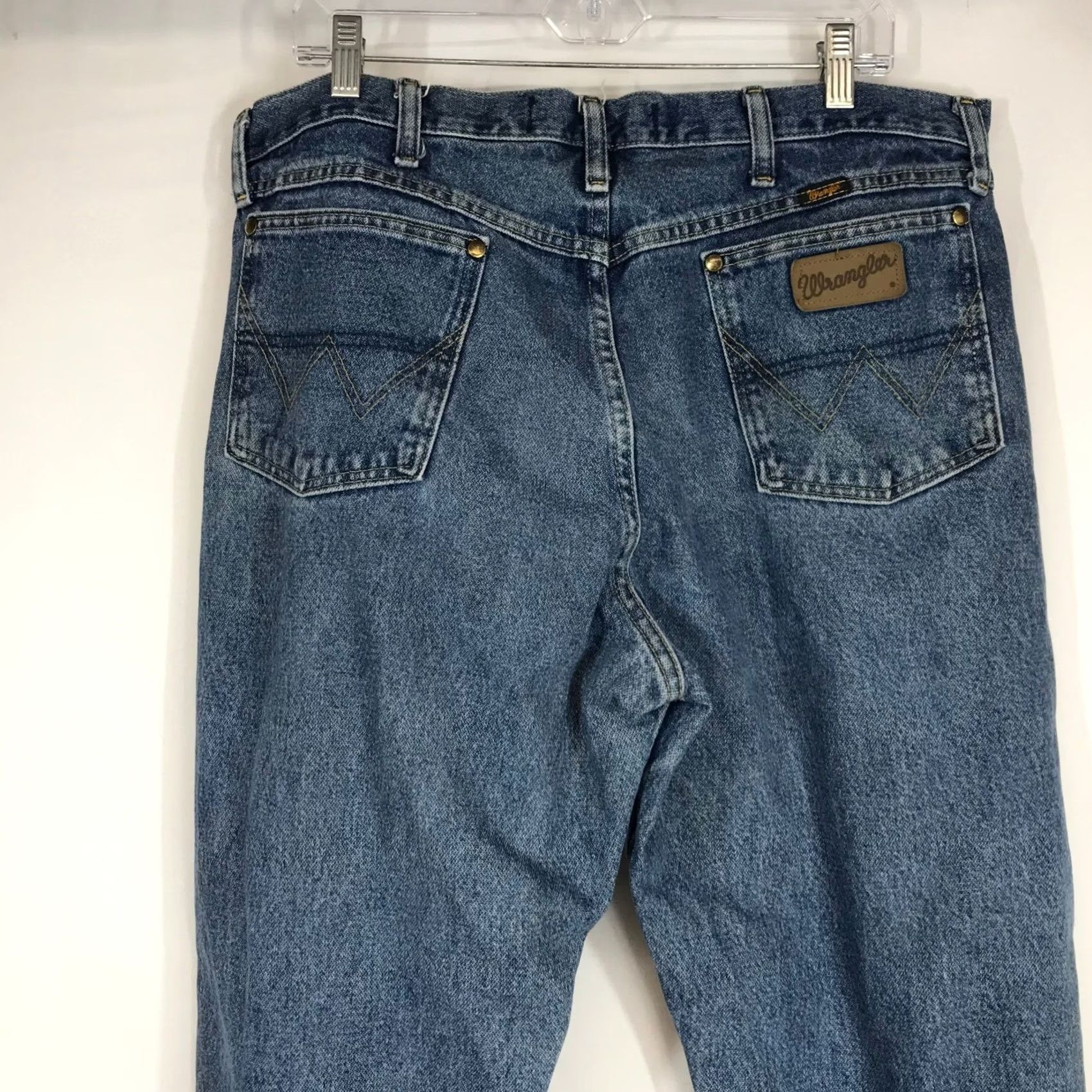 Wrangler VINTAGE Wrangler George Strait Collection Mens Blue Jeans 36x30 Medium Wash 1031MGSHD Size US 36 / EU 52 - 5 Thumbnail