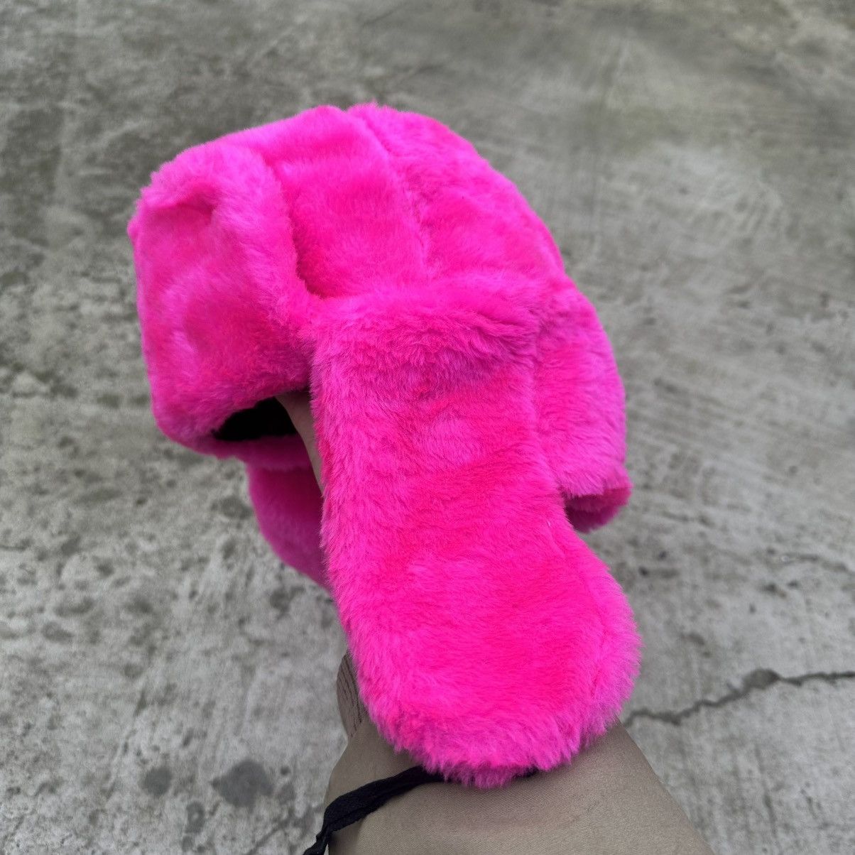 Issey Miyake Vintage Pink Ushanka Hat Cap Hype Trend Staff Pick Y2K 00s Size ONE SIZE - 10 Thumbnail