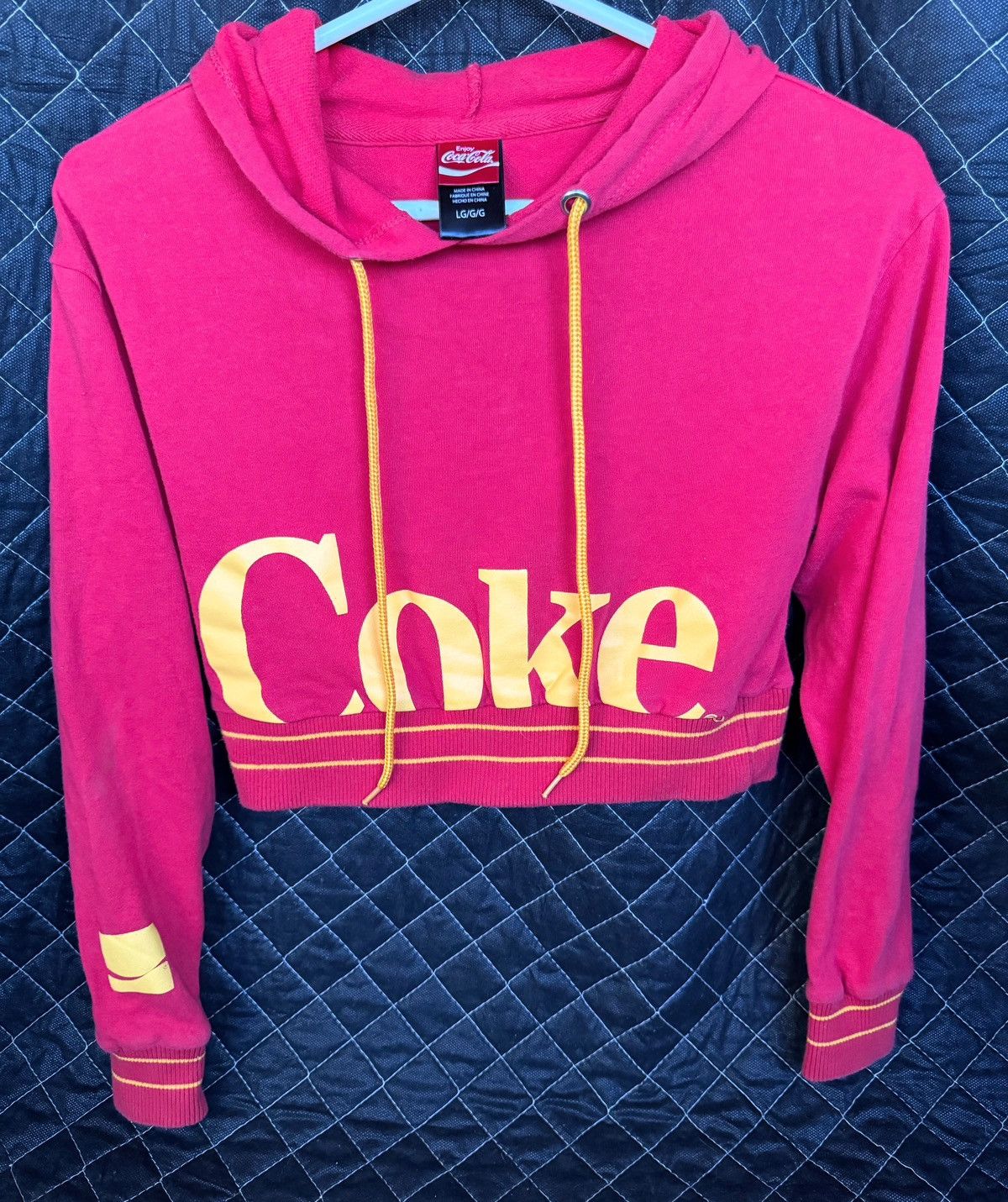 Coca Cola Coke Graphic Cropped Hoodie Size L Size L / US 10 / IT 46 - 1 Thumbnail