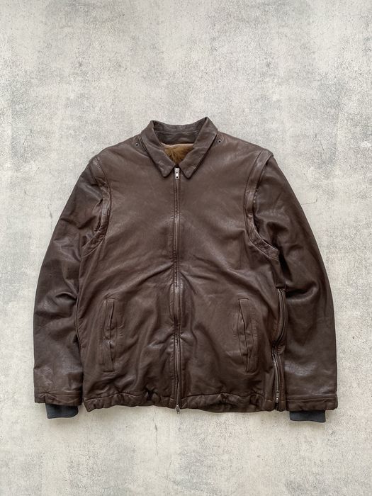 Marni Vintage Marni Archive 2in1 Lambskin Leather Jacket | Grailed