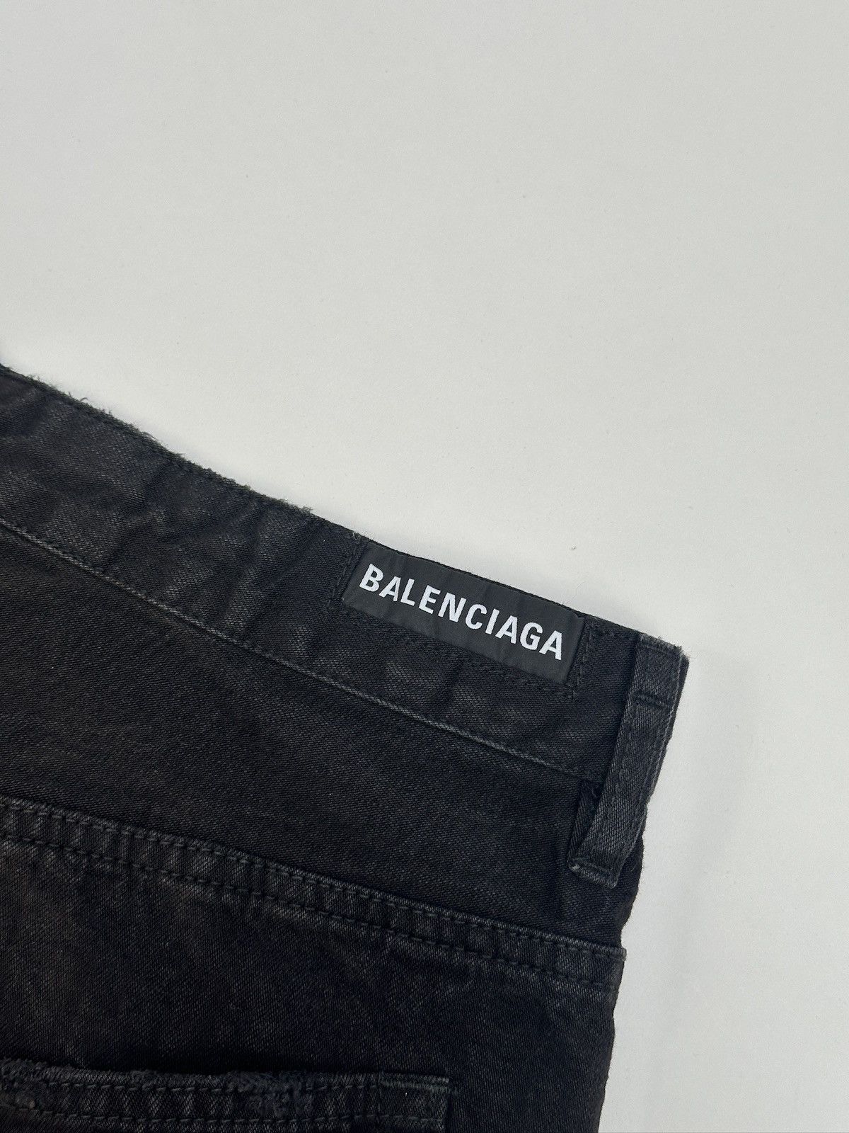 Balenciaga Balenciaga 50/50 Baggy & Flare Denim Pants Size US 30 / EU 46 - 4 Thumbnail