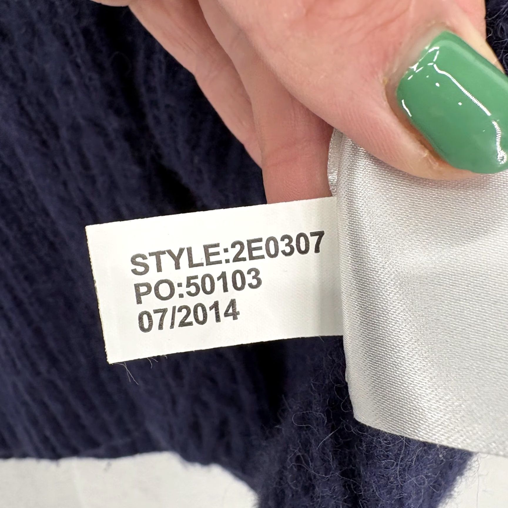 Vineyard Vines Vineyard Vines Cardigan Sweater Womens Large Blue Wool Alpaca Shawl Cable Knit V-Neck Long Sleeve Solid Knitted Pattern Button Winter Casual Womens Size L / US 10 / IT 46 - 6 Thumbnail