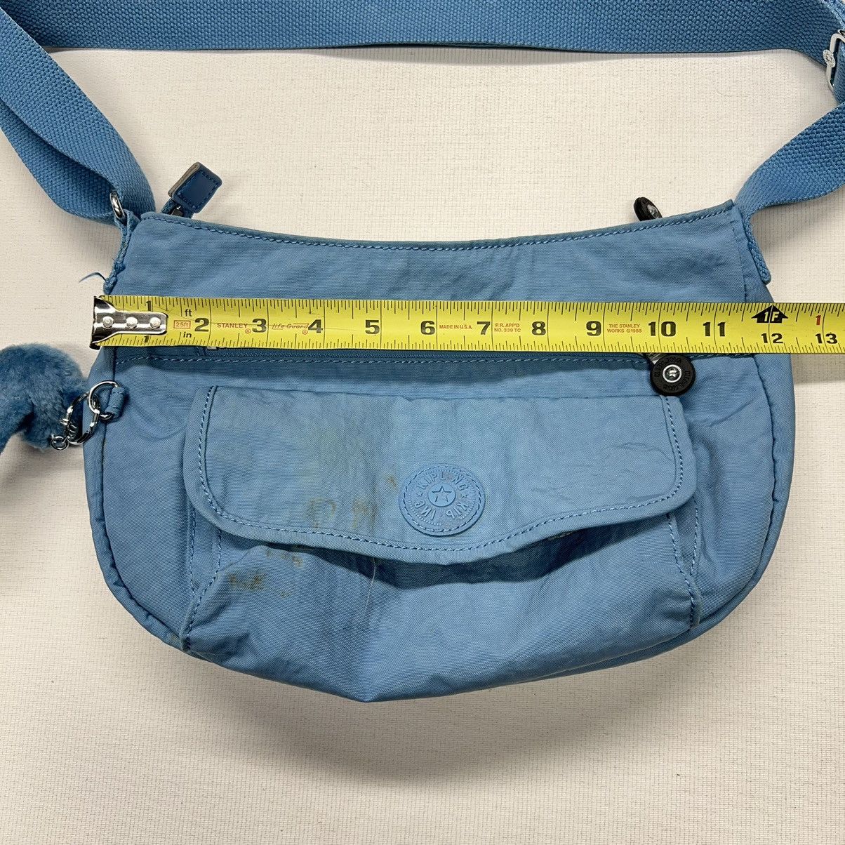 Other Kipling Syro Bag Blue Purse Crossbody Shoulder Zip Monkey Size ONE SIZE - 23 Thumbnail