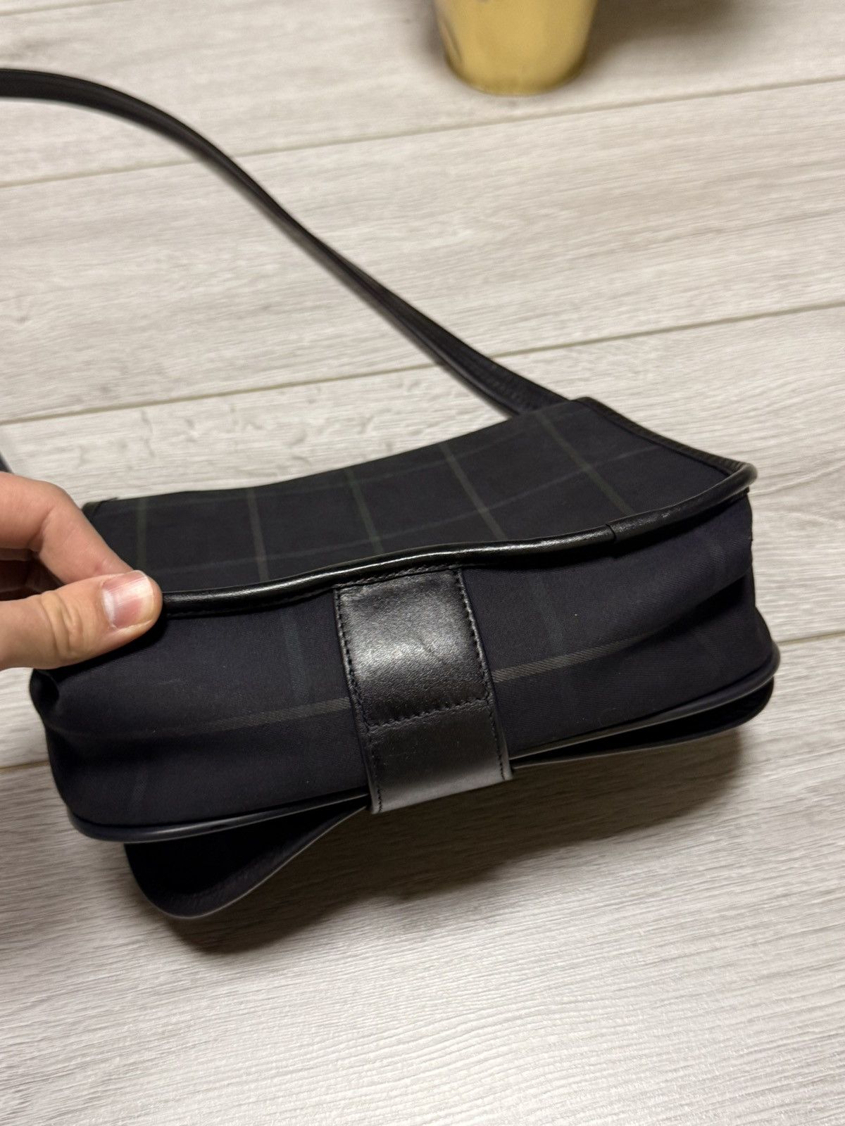 Burberry Burberry check leather crossbody bag Size ONE SIZE - 10 Thumbnail