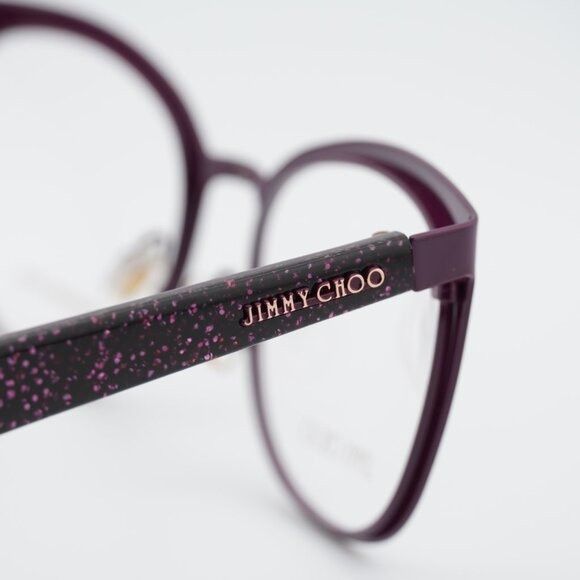 Jimmy Choo Jimmy Choo JC189 0FN1 00 Eyeglasses Cyclamen Violet 53mm Size ONE SIZE - 6 Thumbnail
