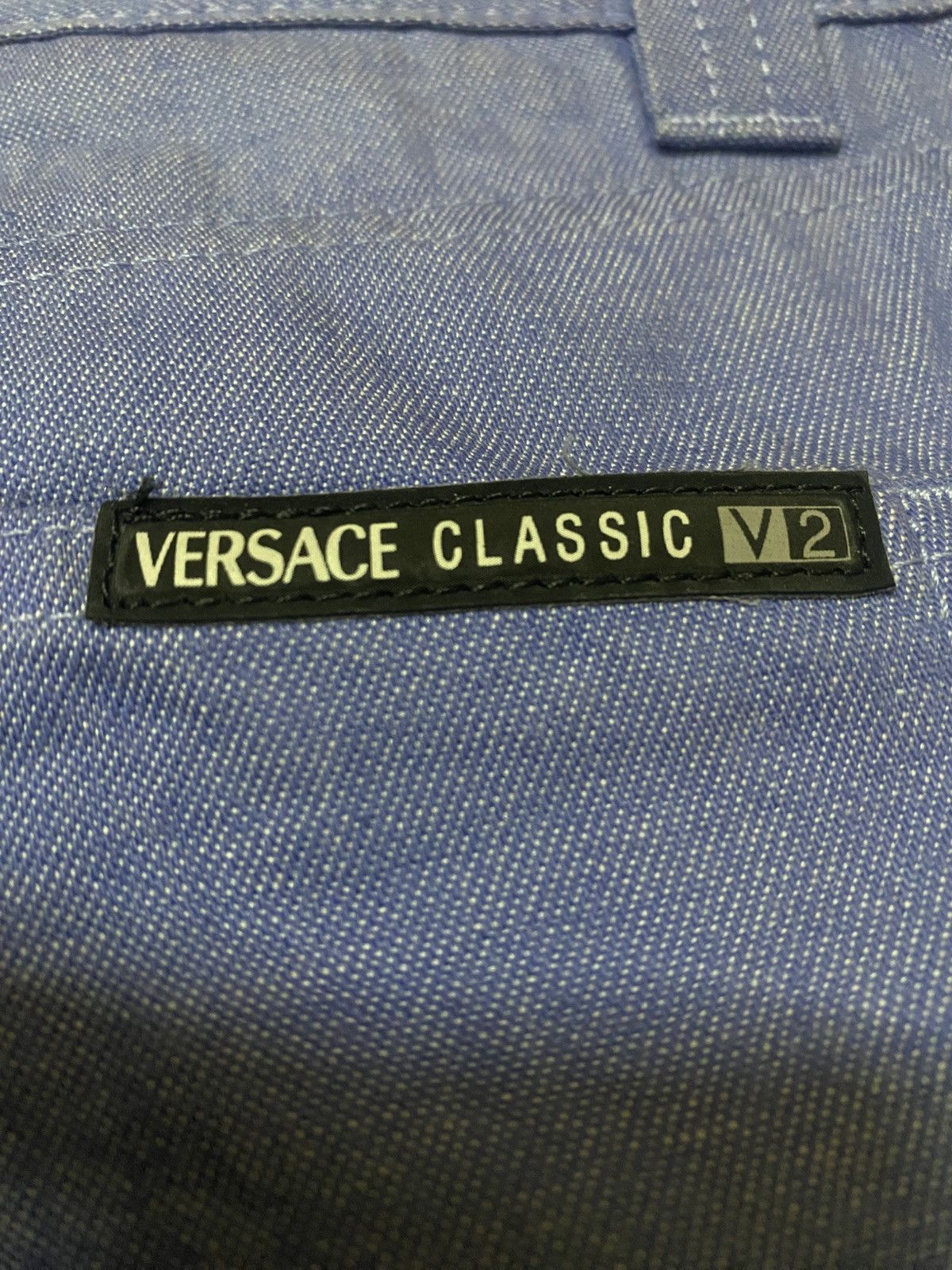 Versace Versace Classic Workwear Light Denim Made In Italy Size US 36 / EU 52 - 4 Thumbnail