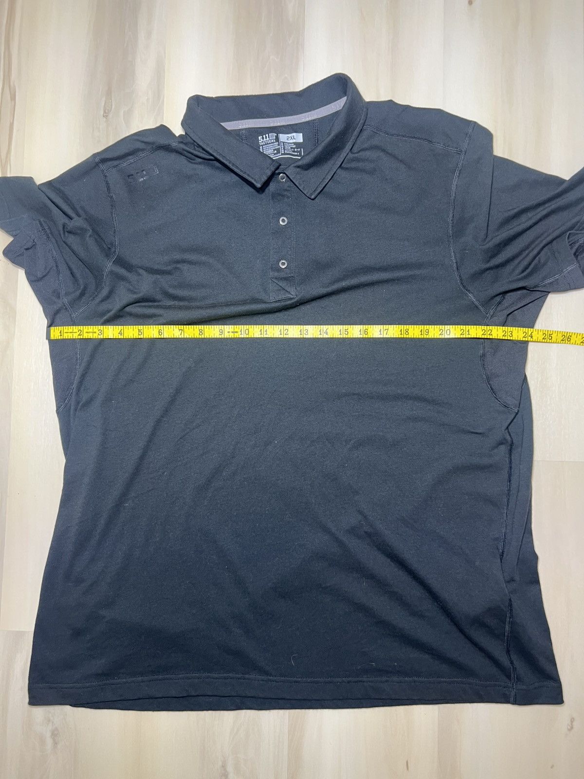 5.11 5.11 Tactical Polo Shirt Men’s Sz 2XL Black Moisture Wicking Size US XXL / EU 58 / 5 - 6 Thumbnail