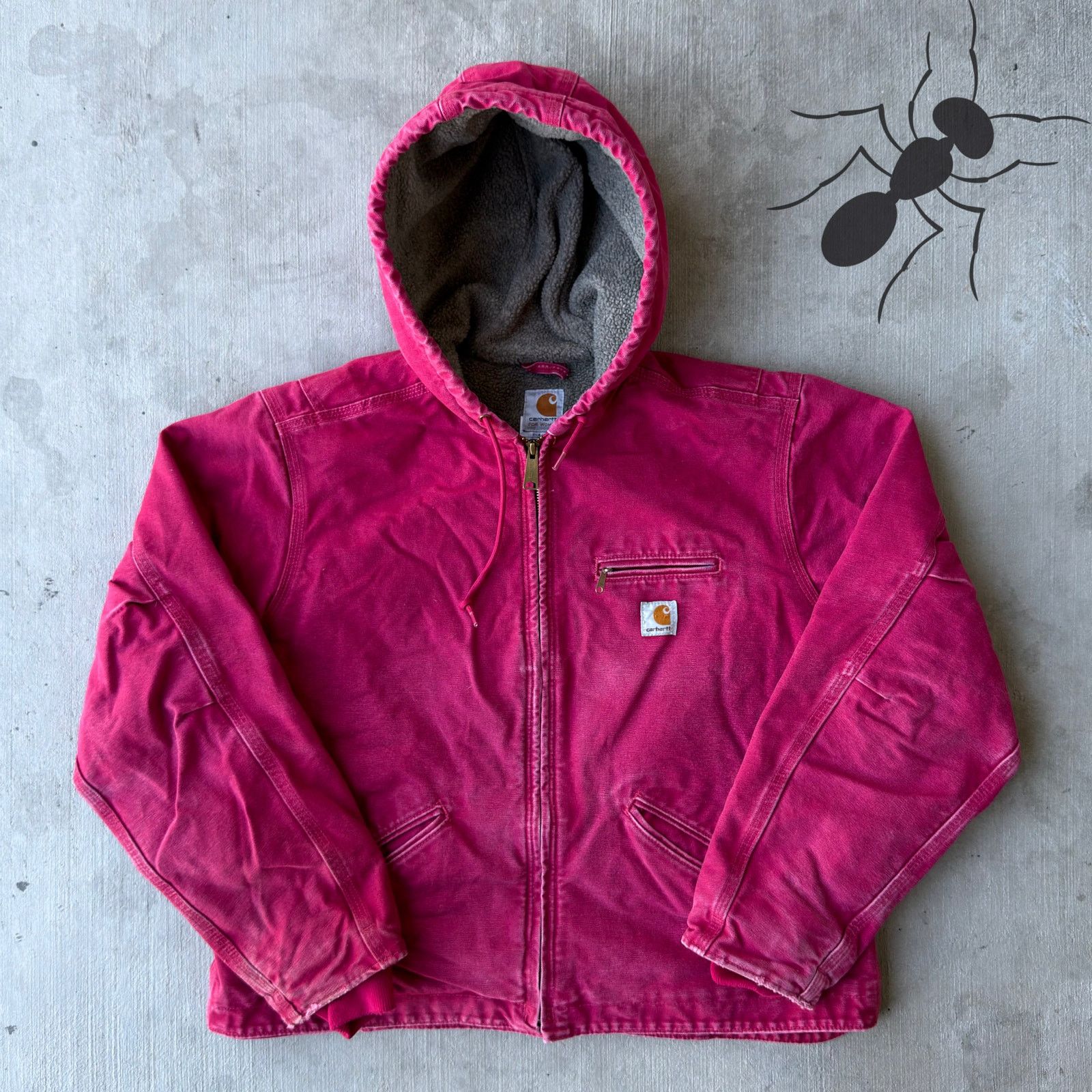 Carhartt WOMENS WJ141 SCA pink Sierra work wear jacket