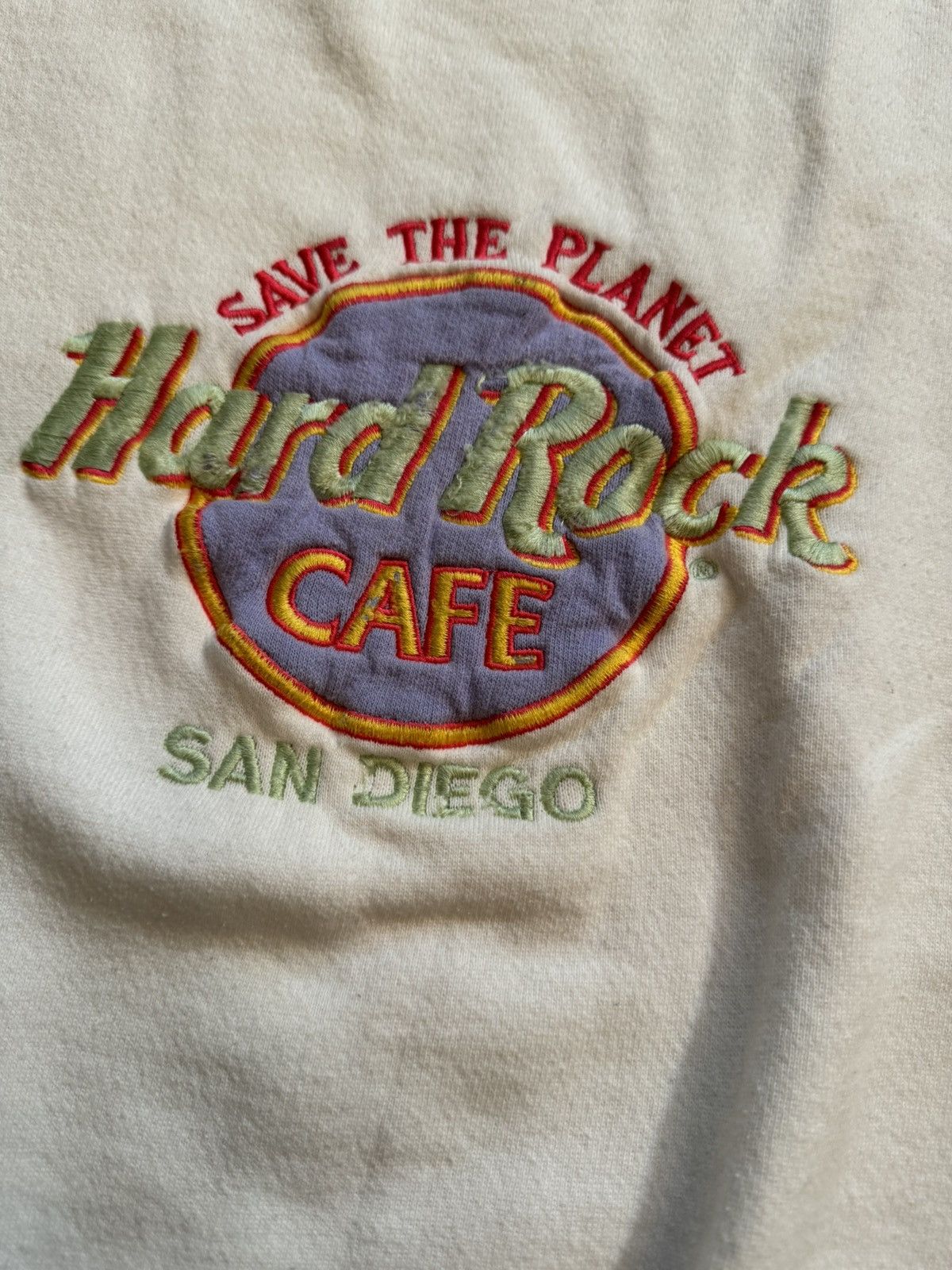 Hard Rock Cafe × Lee × Vintage Vintage Hard Rock San Diego Crew Neck Embroidered Sweatshirt Size US M / EU 48-50 / 2 - 14 Thumbnail