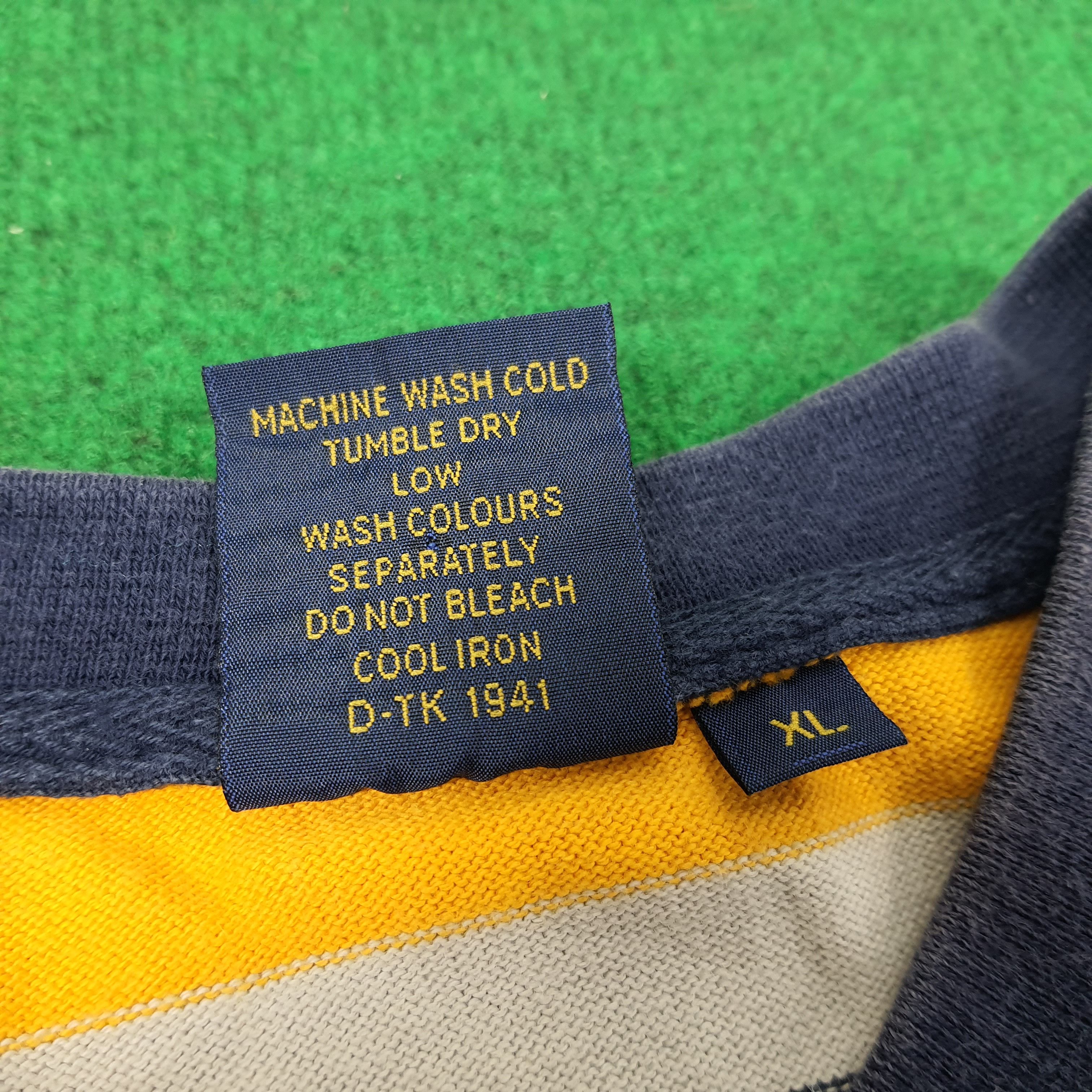 Karl Kani × Vintage Vintage Kani by Karl Kani Jeans Striped V Neck Tshirt Size US XL / EU 56 / 4 - 5 Thumbnail