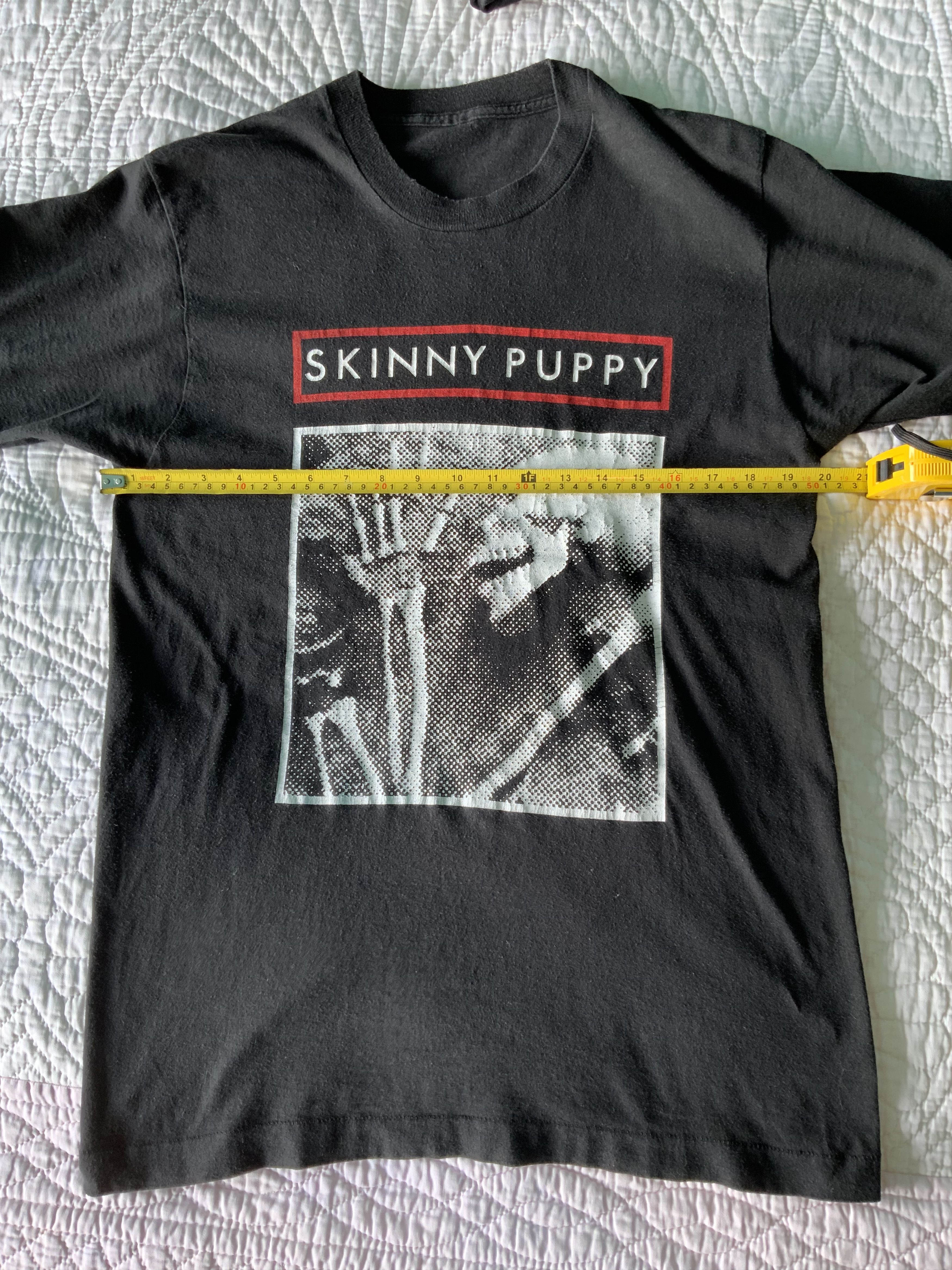 Vintage 1990 vtg Skinny Puppy Remission single stitch t shirt Size US M / EU 48-50 / 2 - 7 Thumbnail