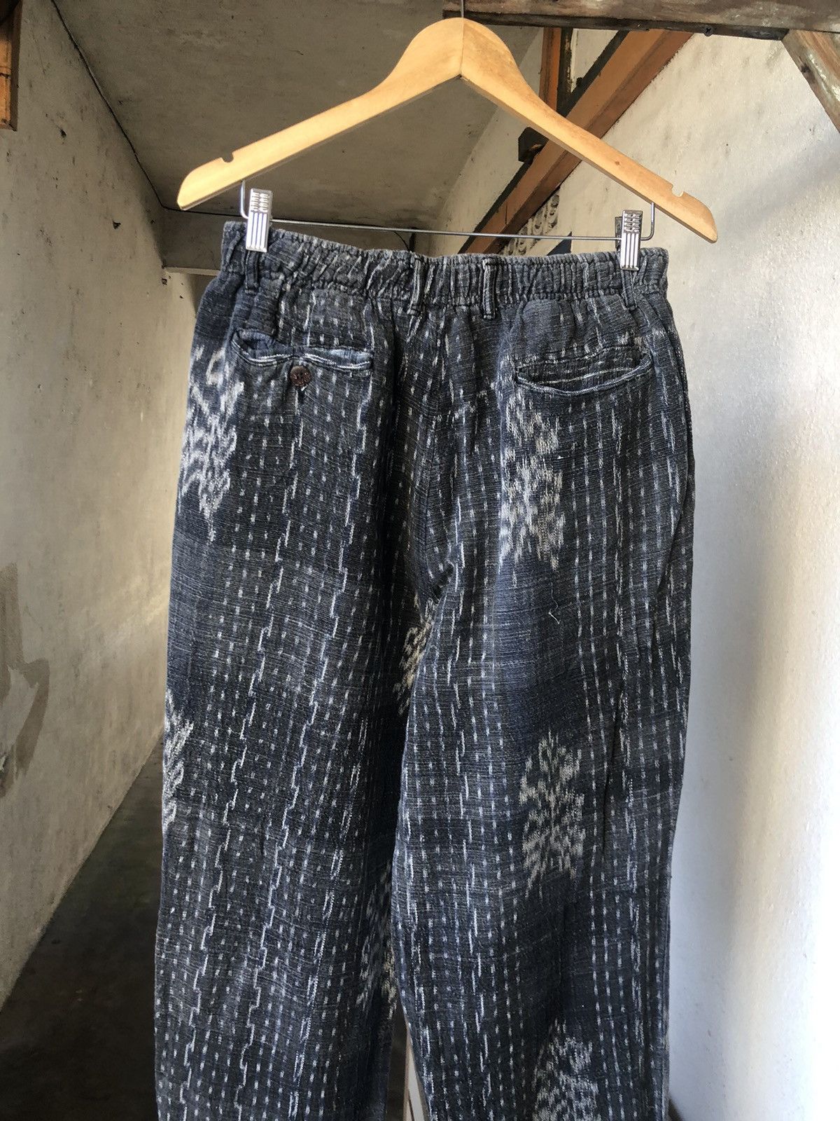 Vintage Vintage Milieu Au Pli Knit Gaudy Pants Like Kapital Size US 32 / EU 48 - 10 Thumbnail
