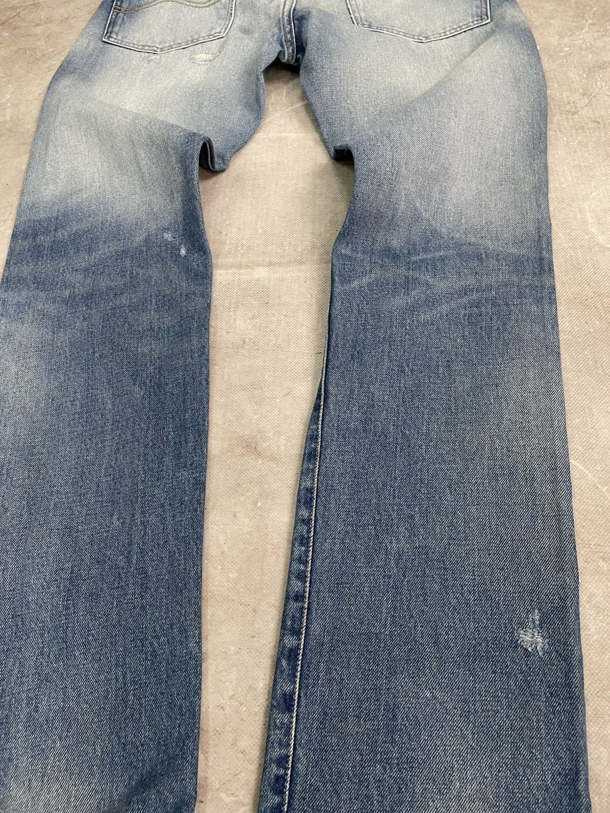 Polo Ralph Lauren Ralph Lauren Vintage Distressed Jeans Blue ripped pants Size US 32 / EU 48 - 13 Thumbnail