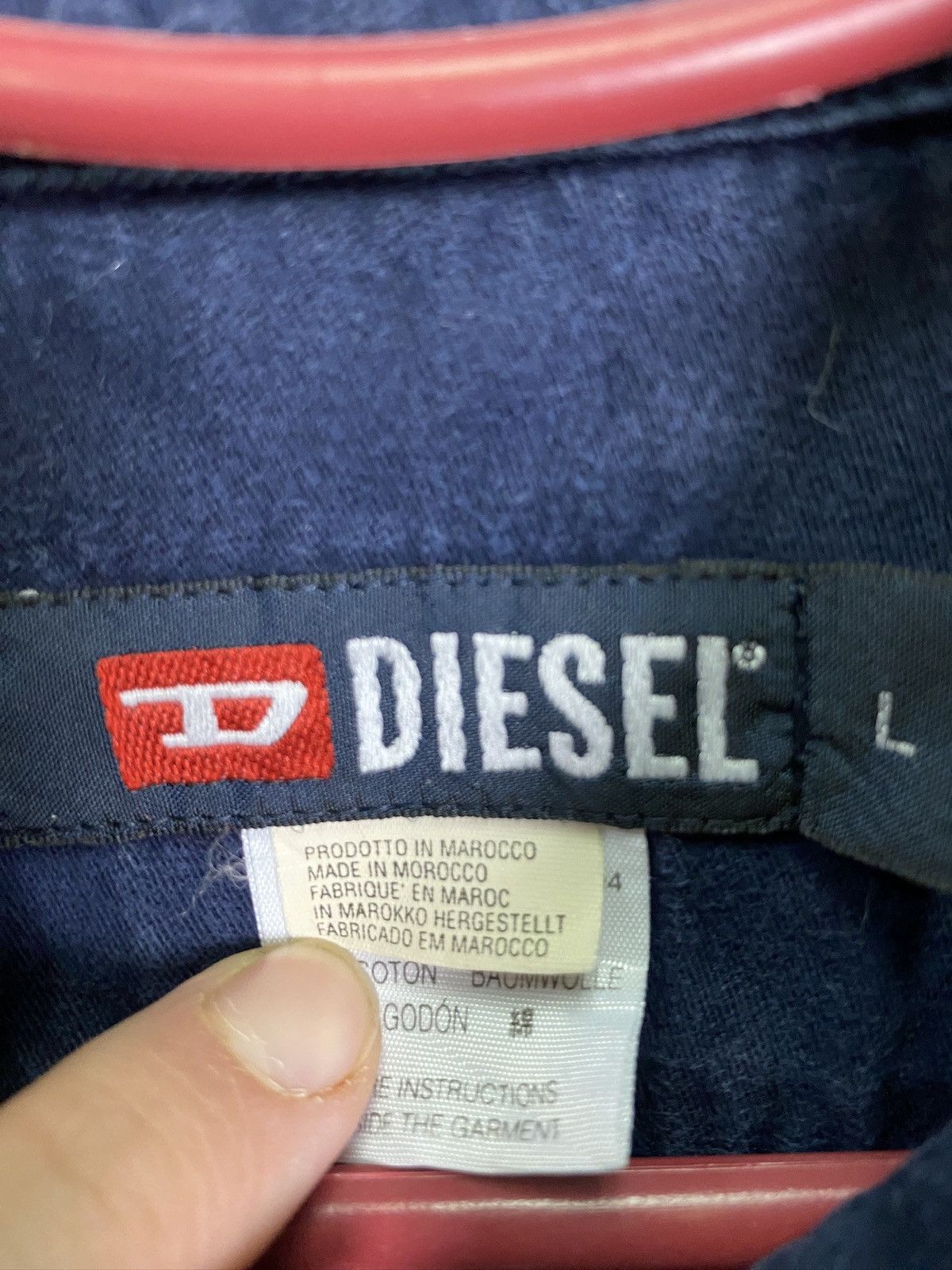 Diesel × Vintage Men’s Diesel Button Down Shirt Vintage Size Large Size US L / EU 52-54 / 3 - 11 Thumbnail