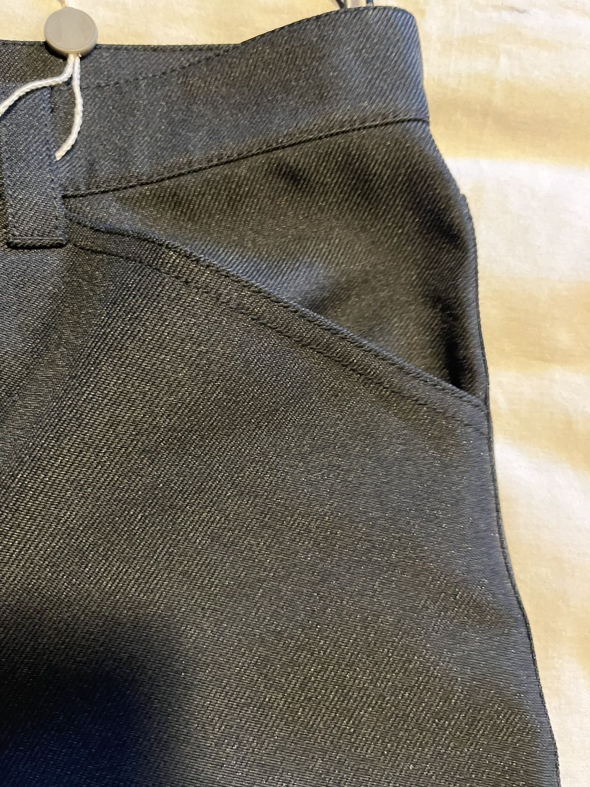 Courreges Ferragamo nylon wide leg pants. Size US 30 / EU 46 - 7 Thumbnail